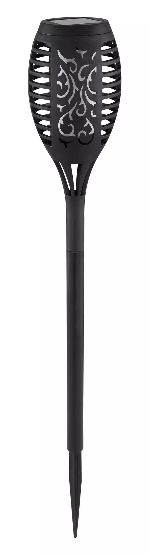Solarleuchte Solar Fackel 3-er Set Globo Kunststoff 7 x 49 x 7 cm