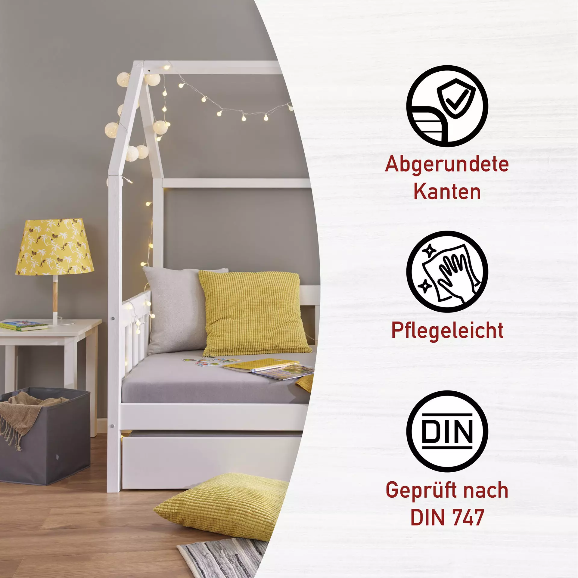 Kinderbett Funky Housebed Inter Link Holz 97 x 174 x 207 cm