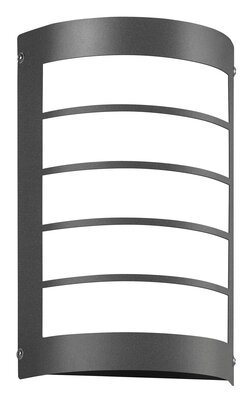 Bild von Wand-Aussenleuchte LED grau