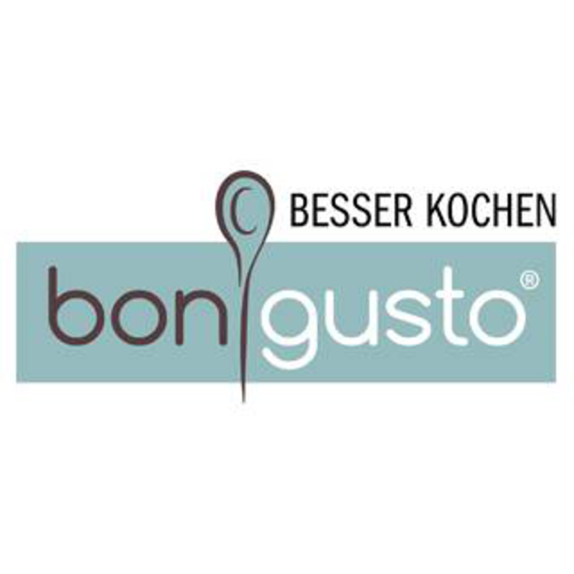 Marken-Logo "bongusto -  besser Kochen"