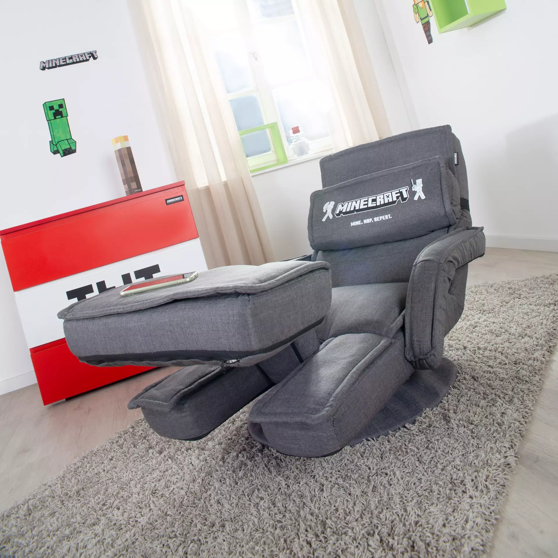 Relaxsessel MINECRAFT Minecraft Textil 62 x 80 x 60 cm