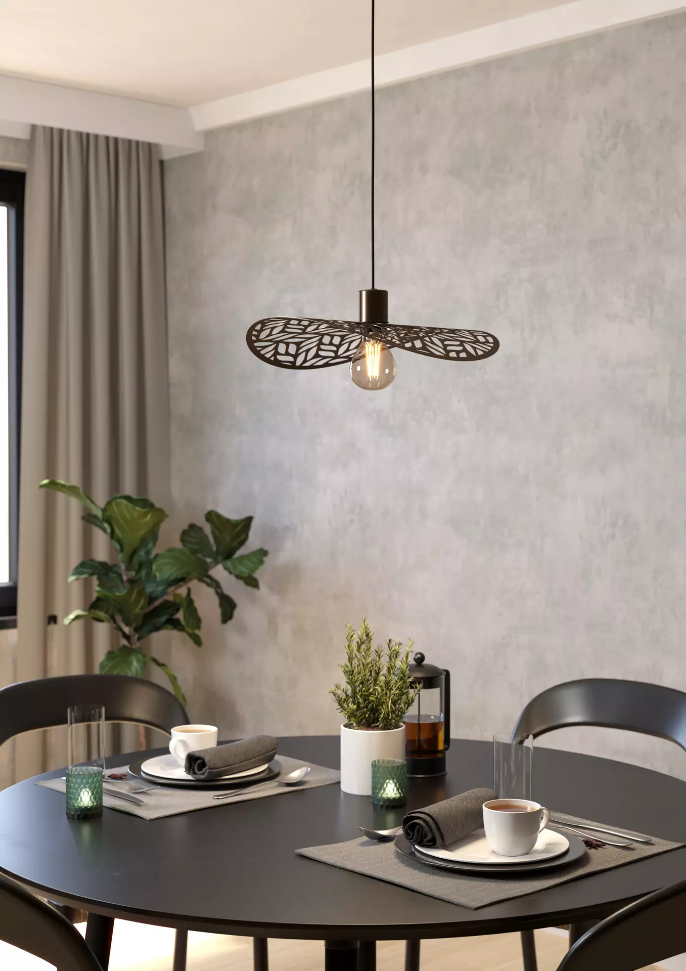 Hängeleuchte SWABY Eglo Metall 40 x 110 x 40 cm