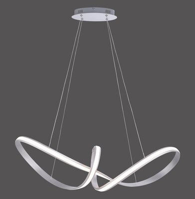Bild von Hängeleuchte LED Wandschalter silber