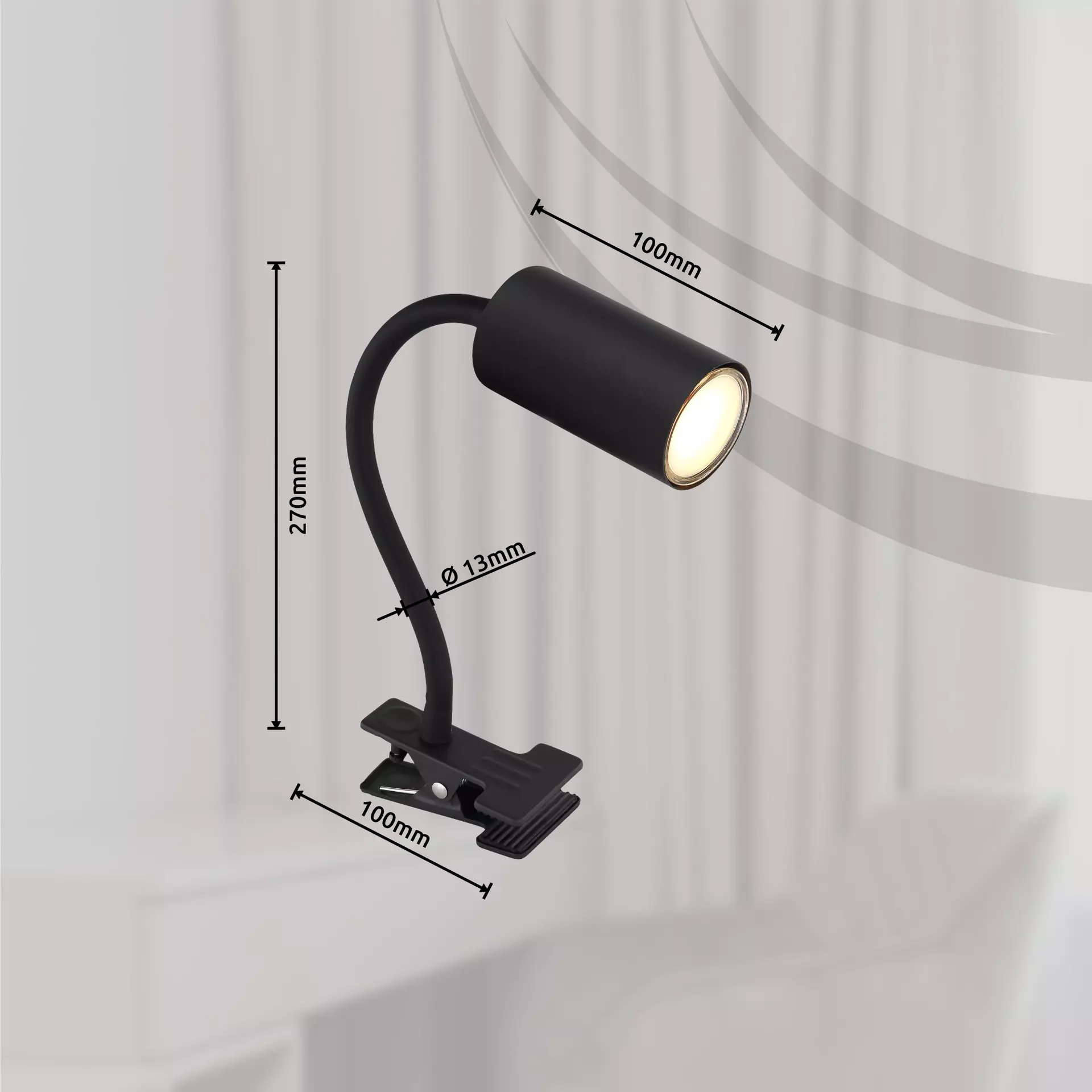 Strahler ROBBY Globo Metall 5 x 41 x 5 cm