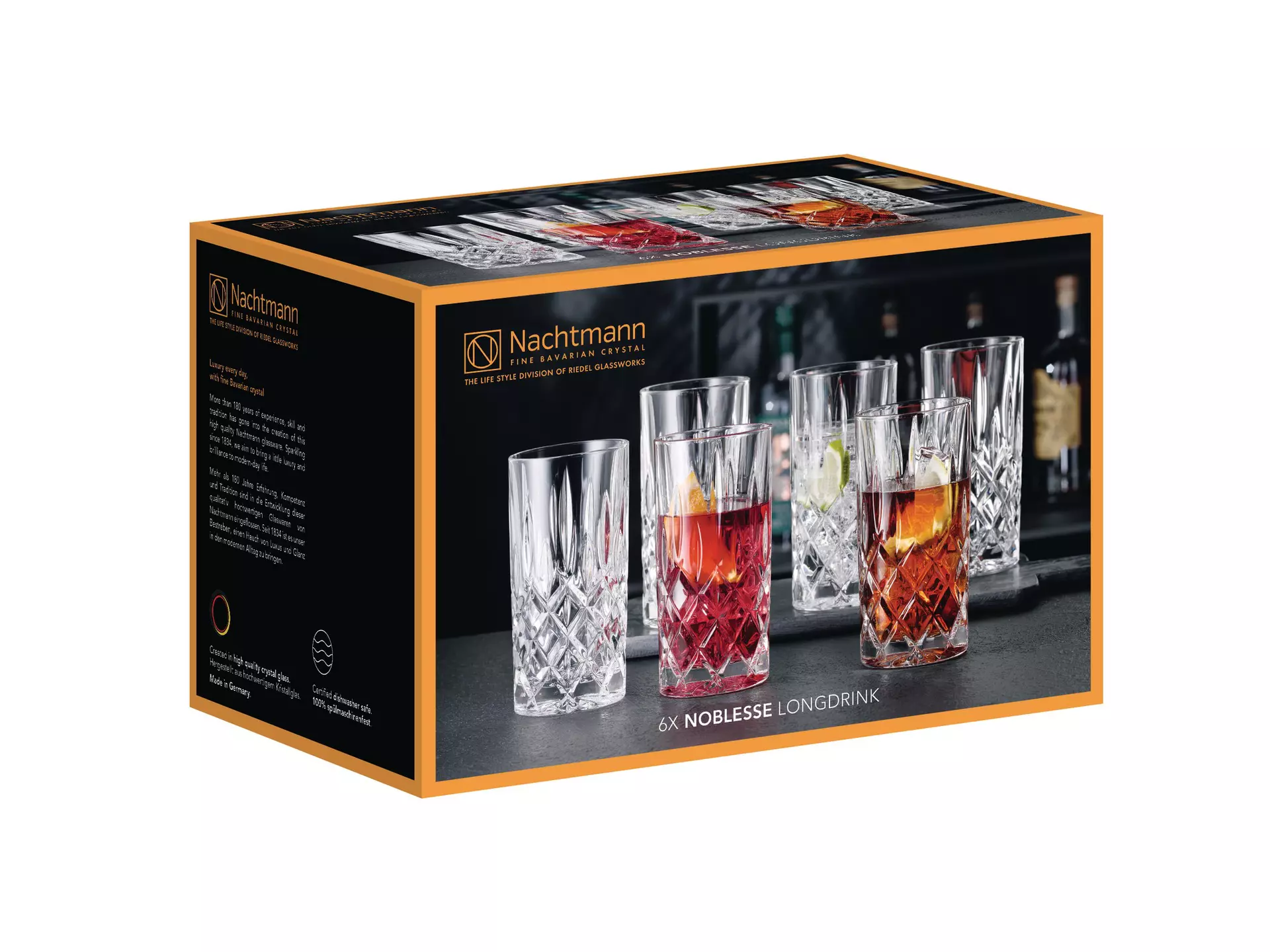 Longdrinkglas Noblesse Nachtmann Glas 7 x 15 x 7 cm