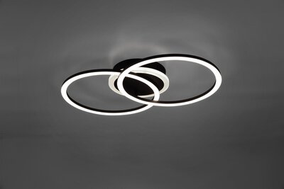 Bild von Deckenleuchte LED Wandschalter schwarz