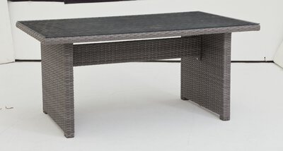 Bild von Gartentisch Kunststoff grau ca. 150 x 85 x 68 cm