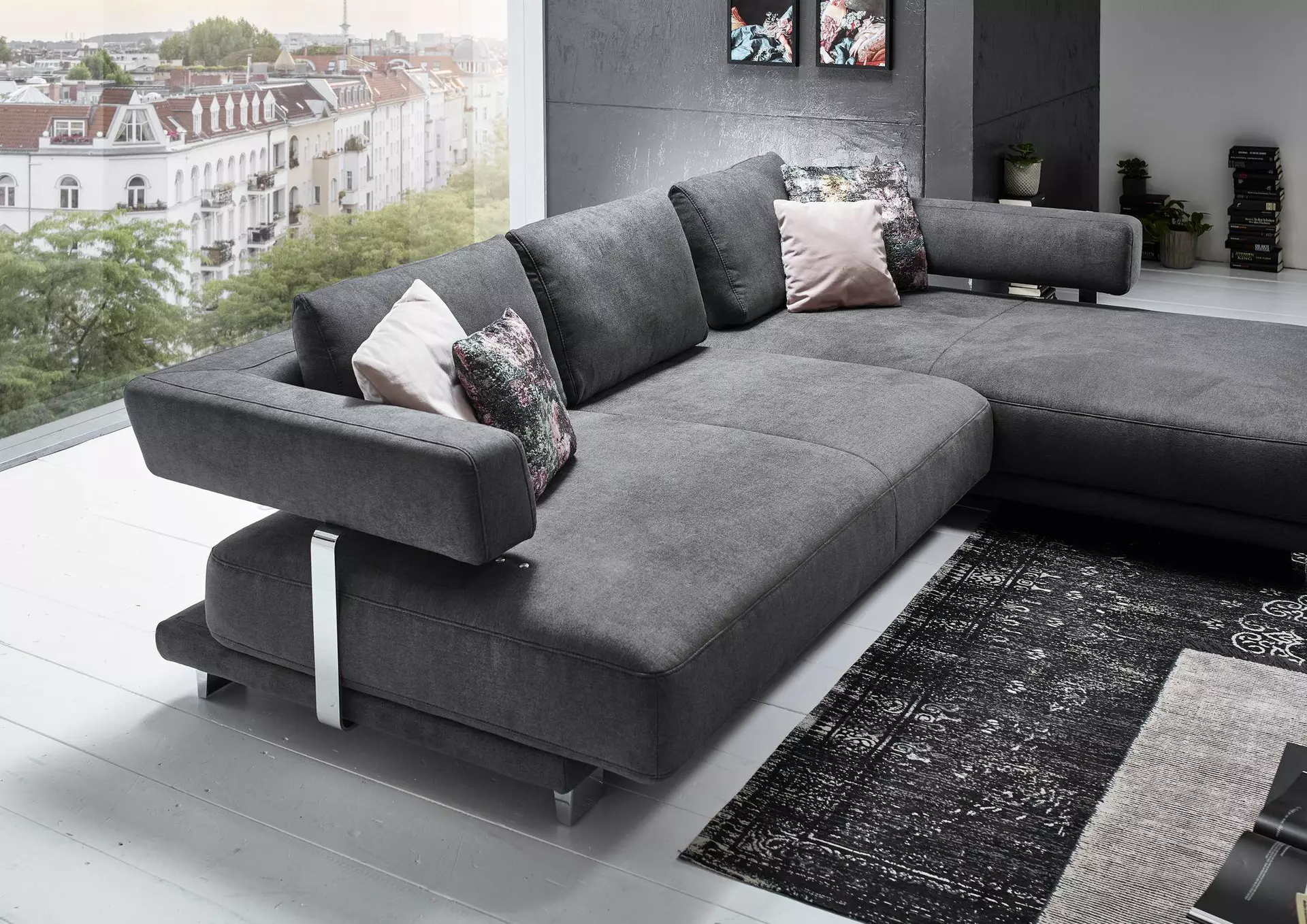 Polstergarnitur HU-HP18064 Hukla Textil 214 x 85 x 297 cm