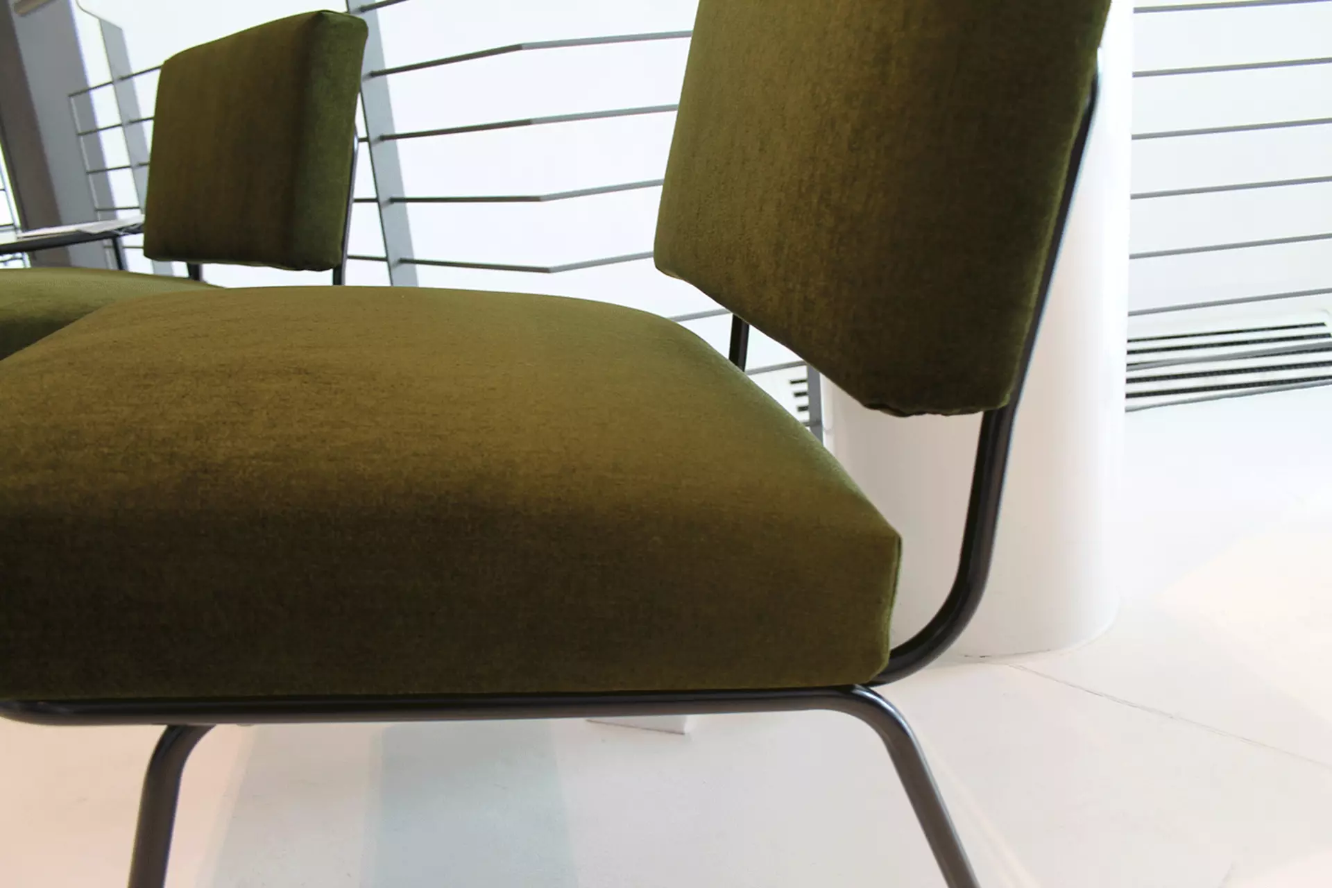 Das Sitzpolster des FK31 im Detail