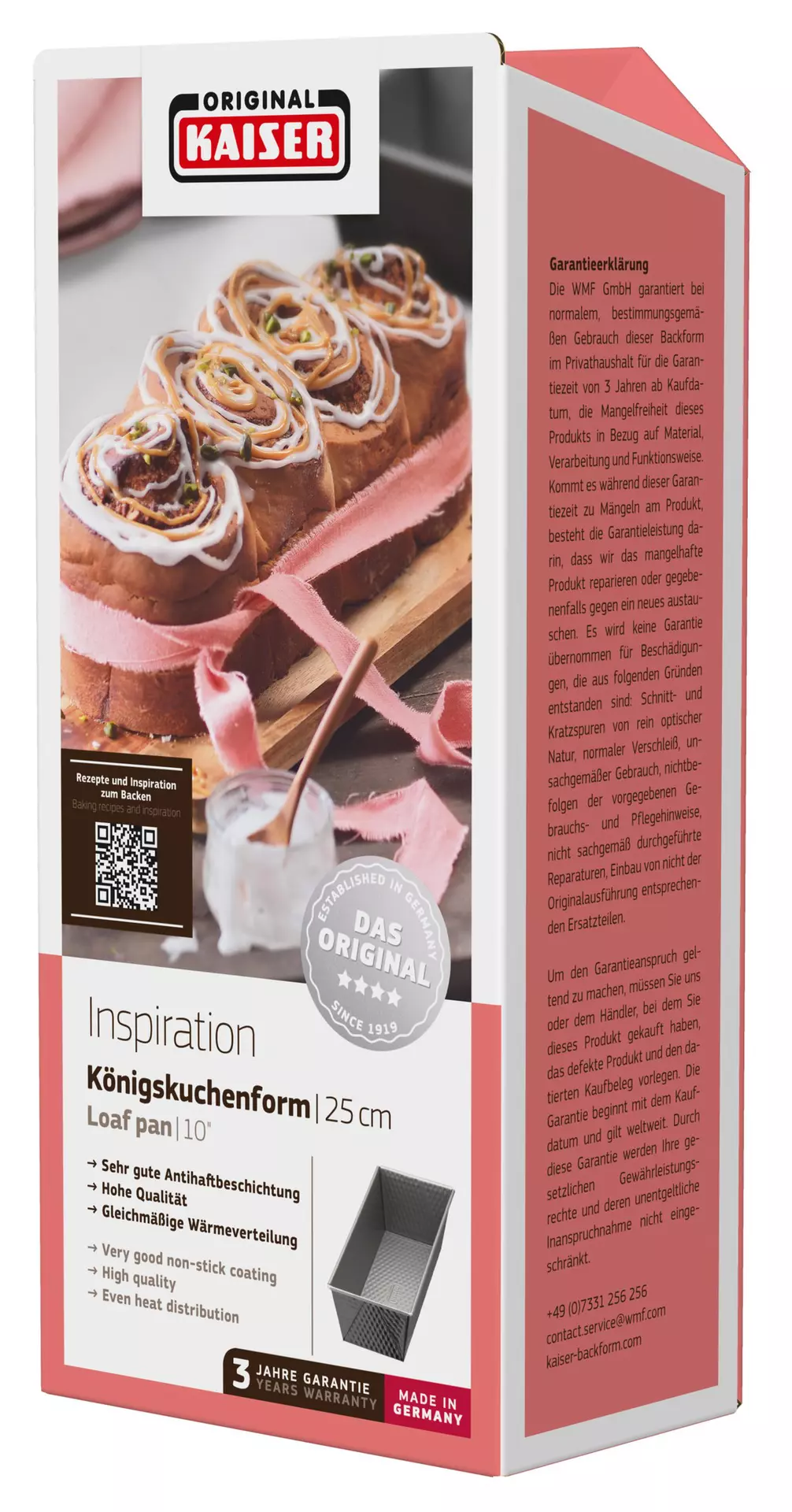 Backzubehör KAISER INSPIRATION Kaiser Backformen Metall 