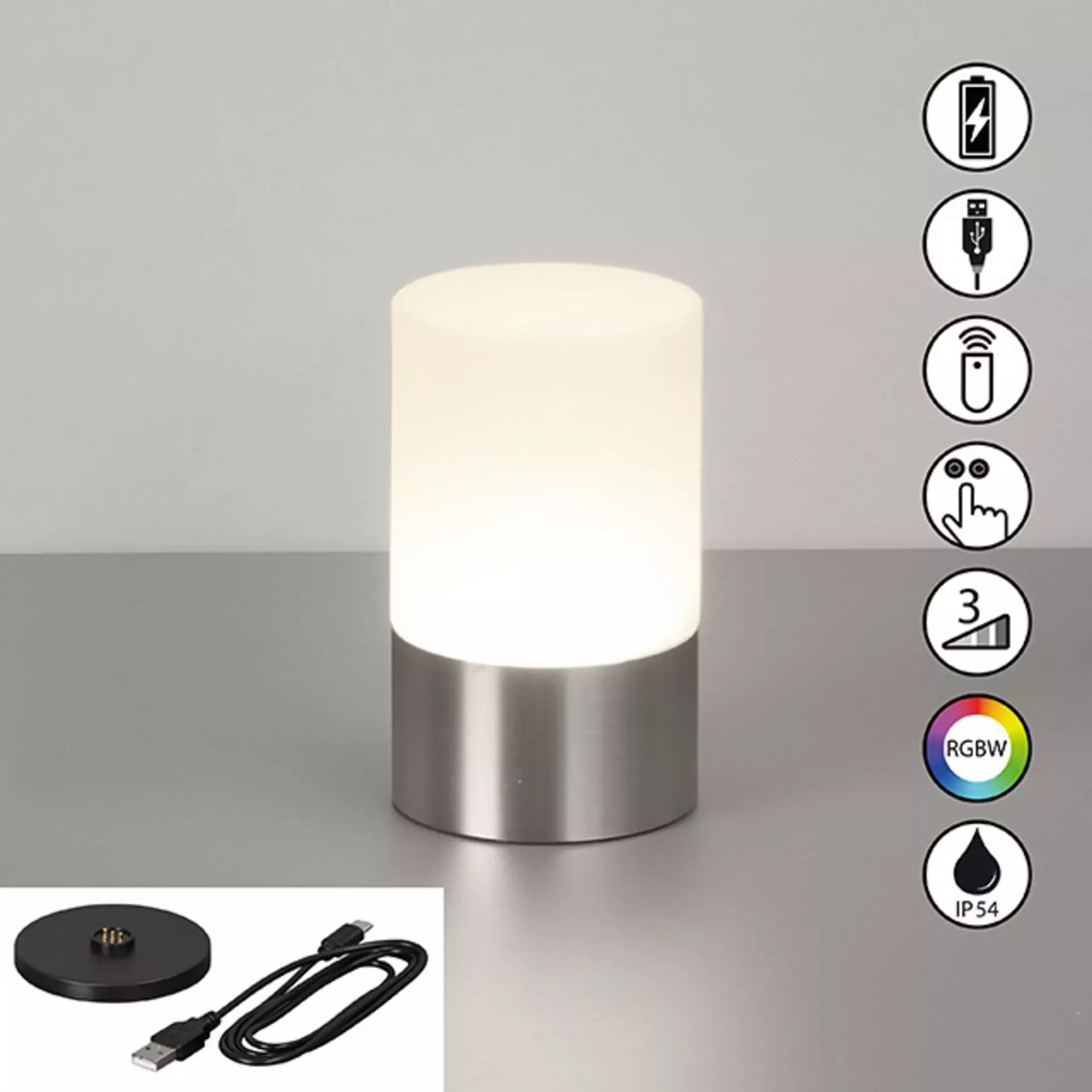 Tischleuchte Plenara Pro FHLighting Metall 14 x 