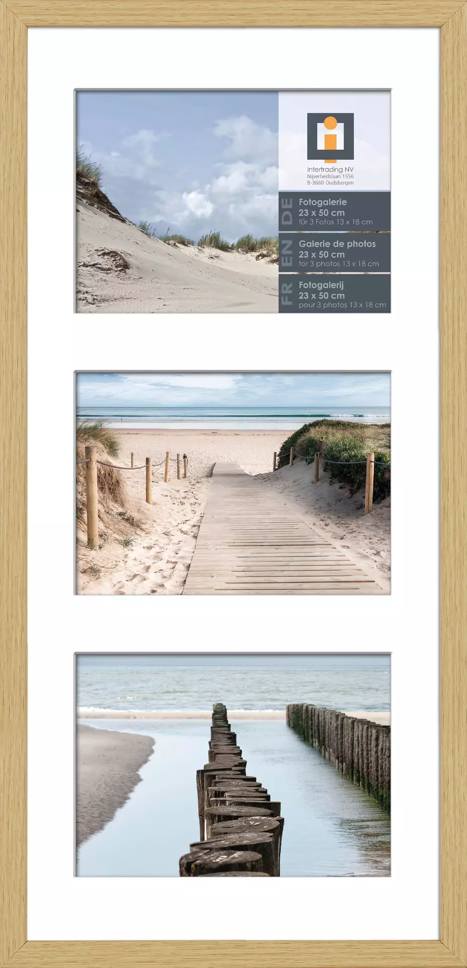 Bilderrahmen MADRID NATUR INTERTRADING Kunststoff 25 x 52 x 2 cm