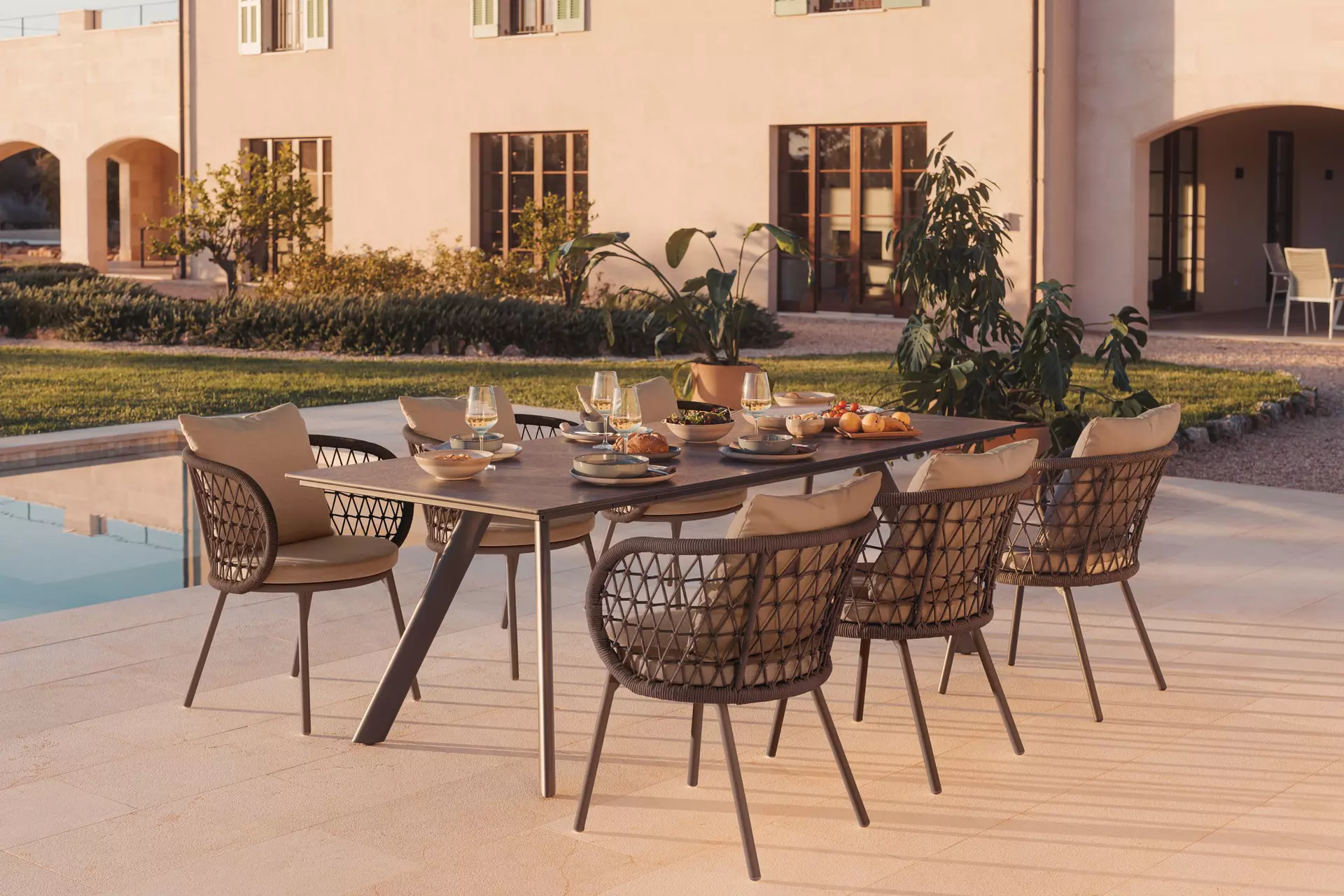 Gartentisch Noah Niehoff Contract GmbH Garden Metall 95 x 76 x 200 cm