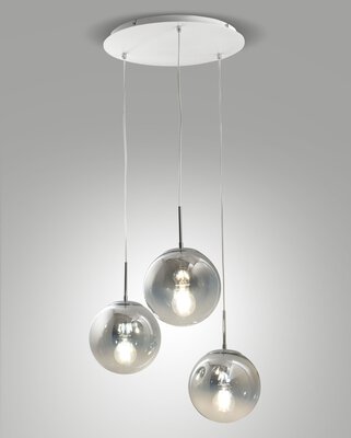 Bild von Hängeleuchte LED Wandschalter silber