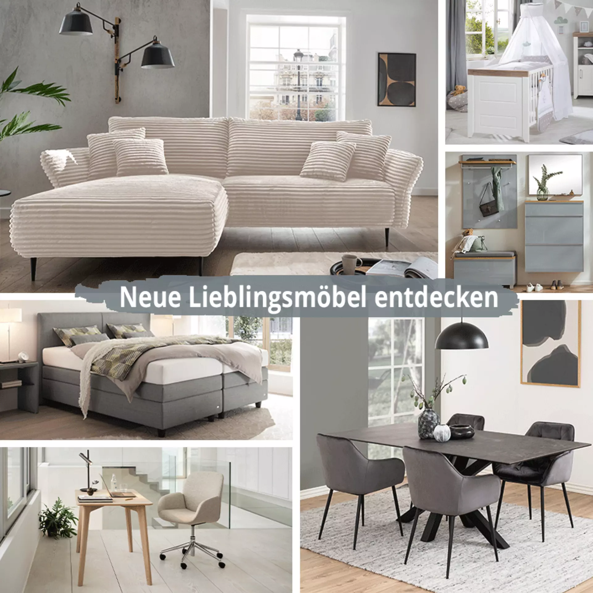 Jetzt bei Möbel Inhofer online neue Lieblingsmöbel entdecken - hier gehts zu den Möbeln