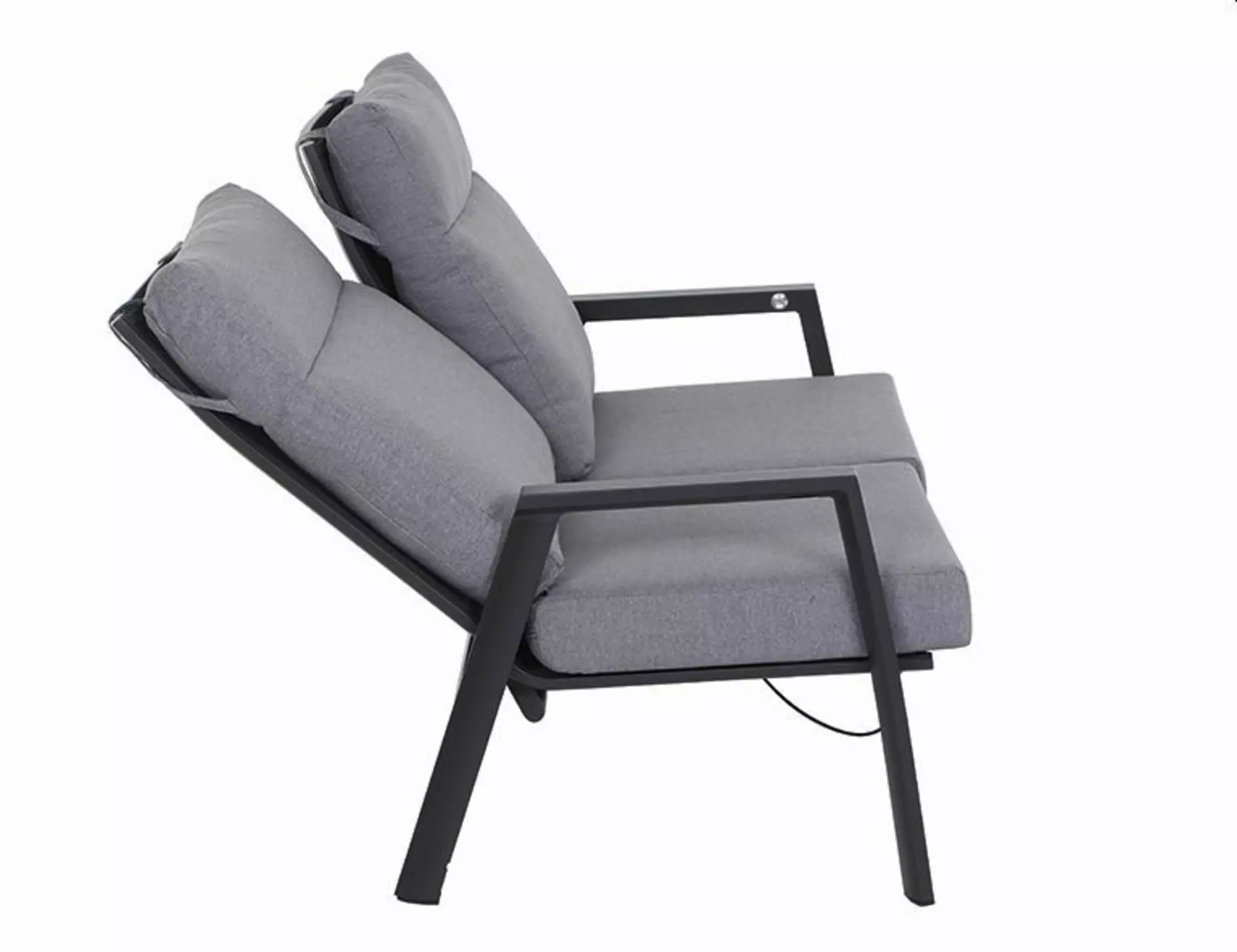 Loungesofa Valencia Outdoor Textil 82 x 99 x 152 cm