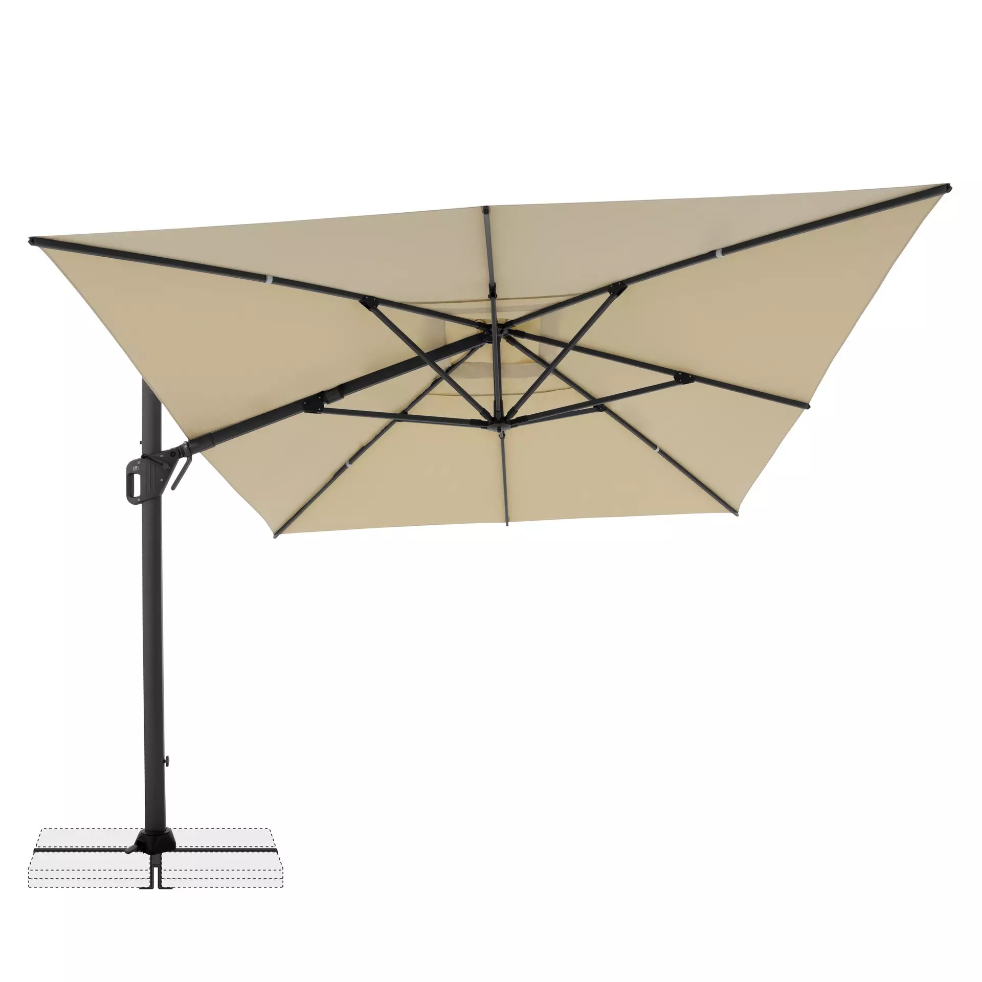 Sonnenschirm Life Side Doppler Textil 