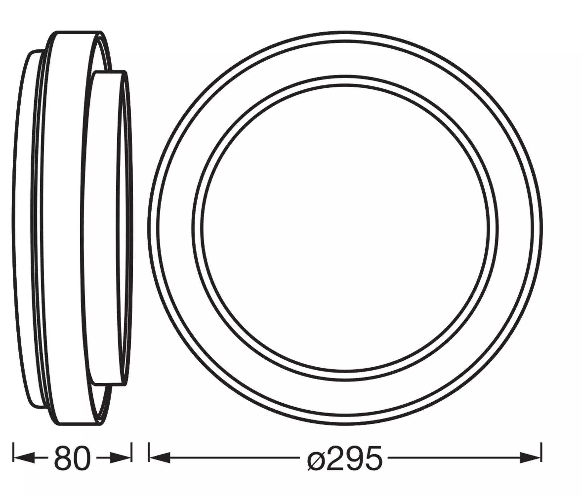 Deckenleuchte Razon OSRAM Metall 