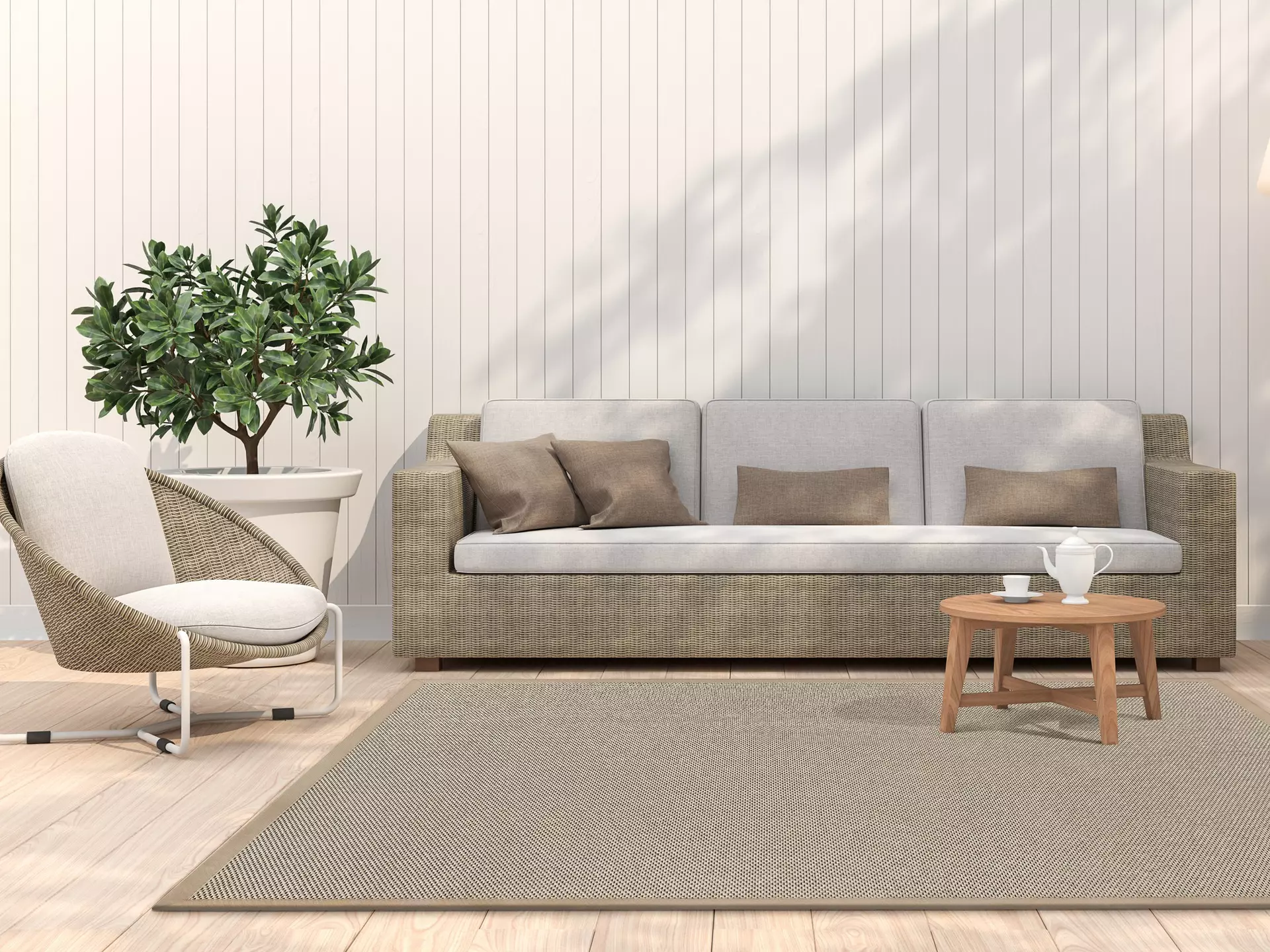 Maschinenwebteppich Naturana Panama S2 Dekowe Schürholz Textil 67 x 133 cm