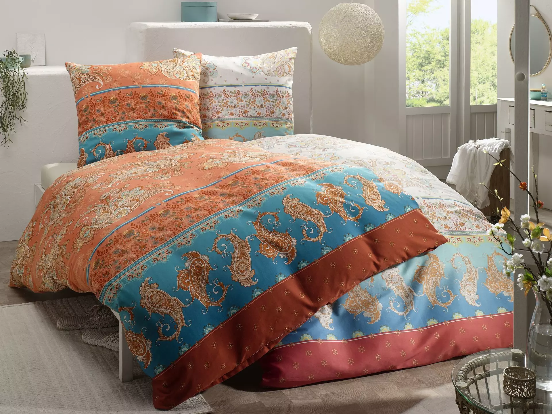 Satin-Bettwäsche Suri 1 Casa Nova Textil 135 x 200 cm