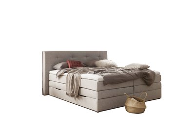 3. Bild von Boxspringbett ca. 200 x 0 x 180 cm SELF grau