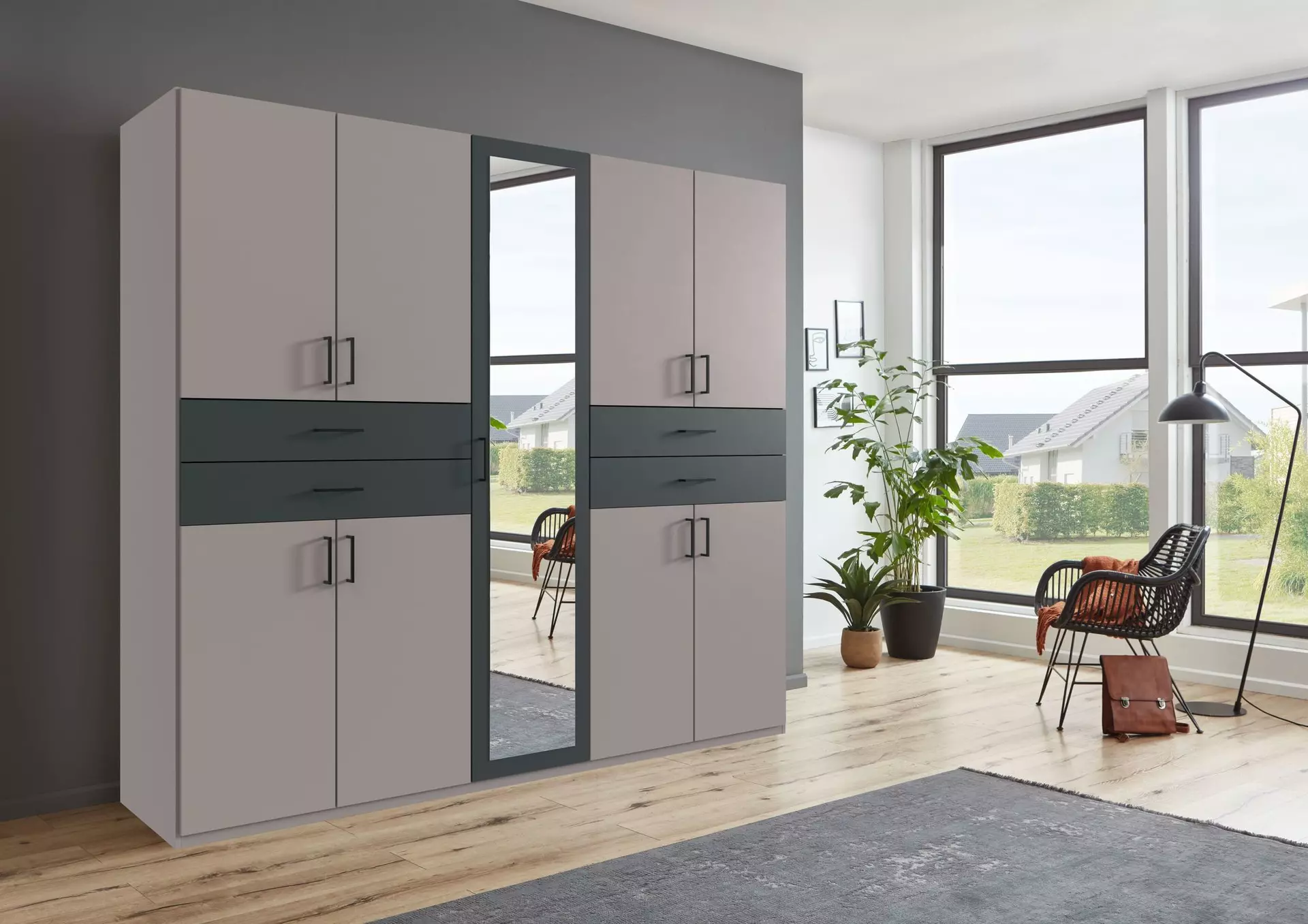 Drehtürenschrank TAIGA Wimex Wohnbedarf Holzwerkstoff 58 x 208 x 225 cm