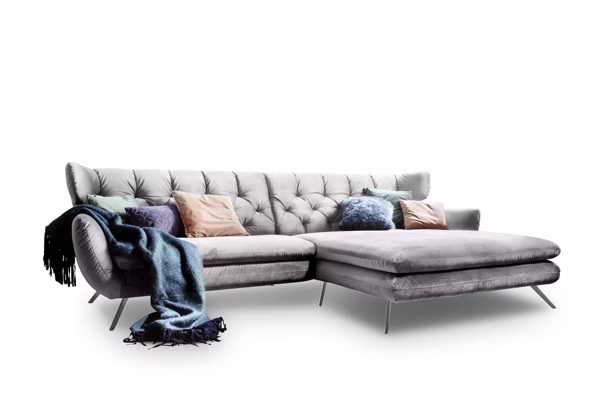 Ecksofa SARNIA LASCONDO Textil 175 x 94 x 300 cm