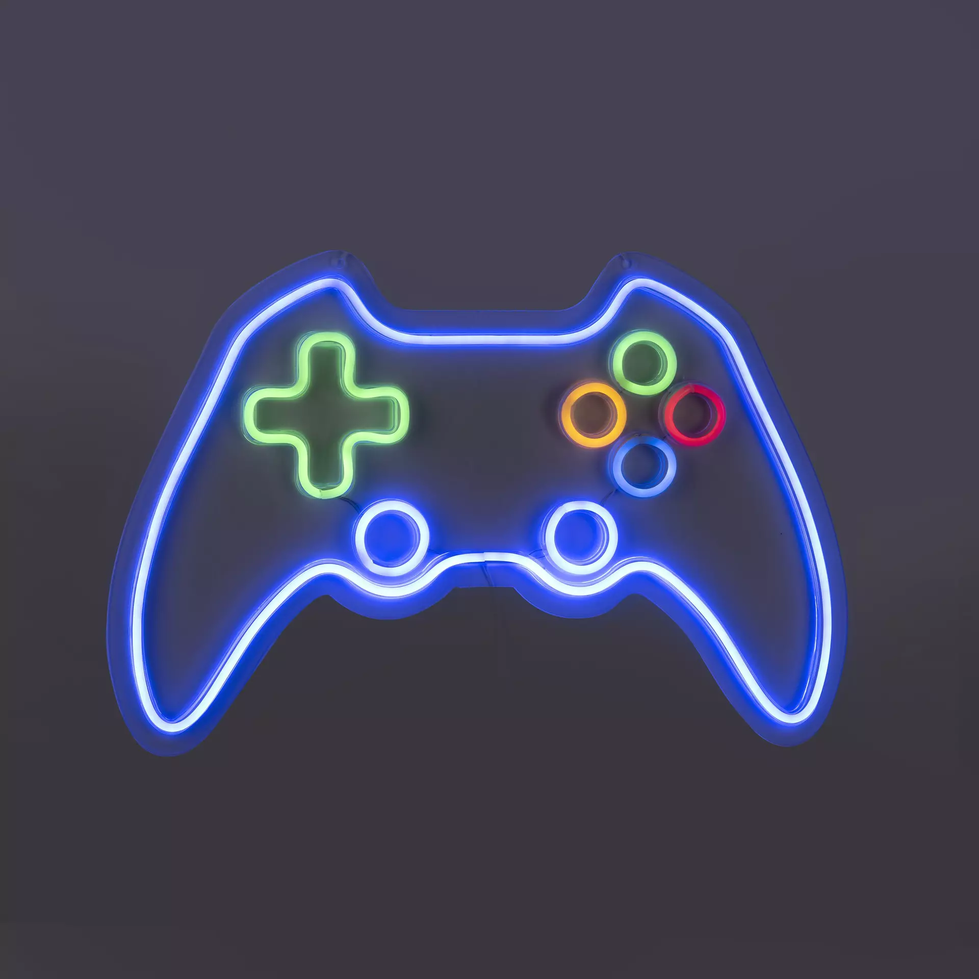 Dekorationsleuchte NEON-GAMER JUST LIGHT Kunststoff 60 x 40 x 1 cm