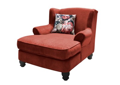 2. Bild von Loveseat Polyester rot LIV'IN