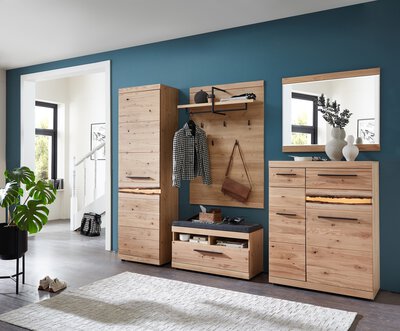 Bild von Garderobenkombination MONDO Holz