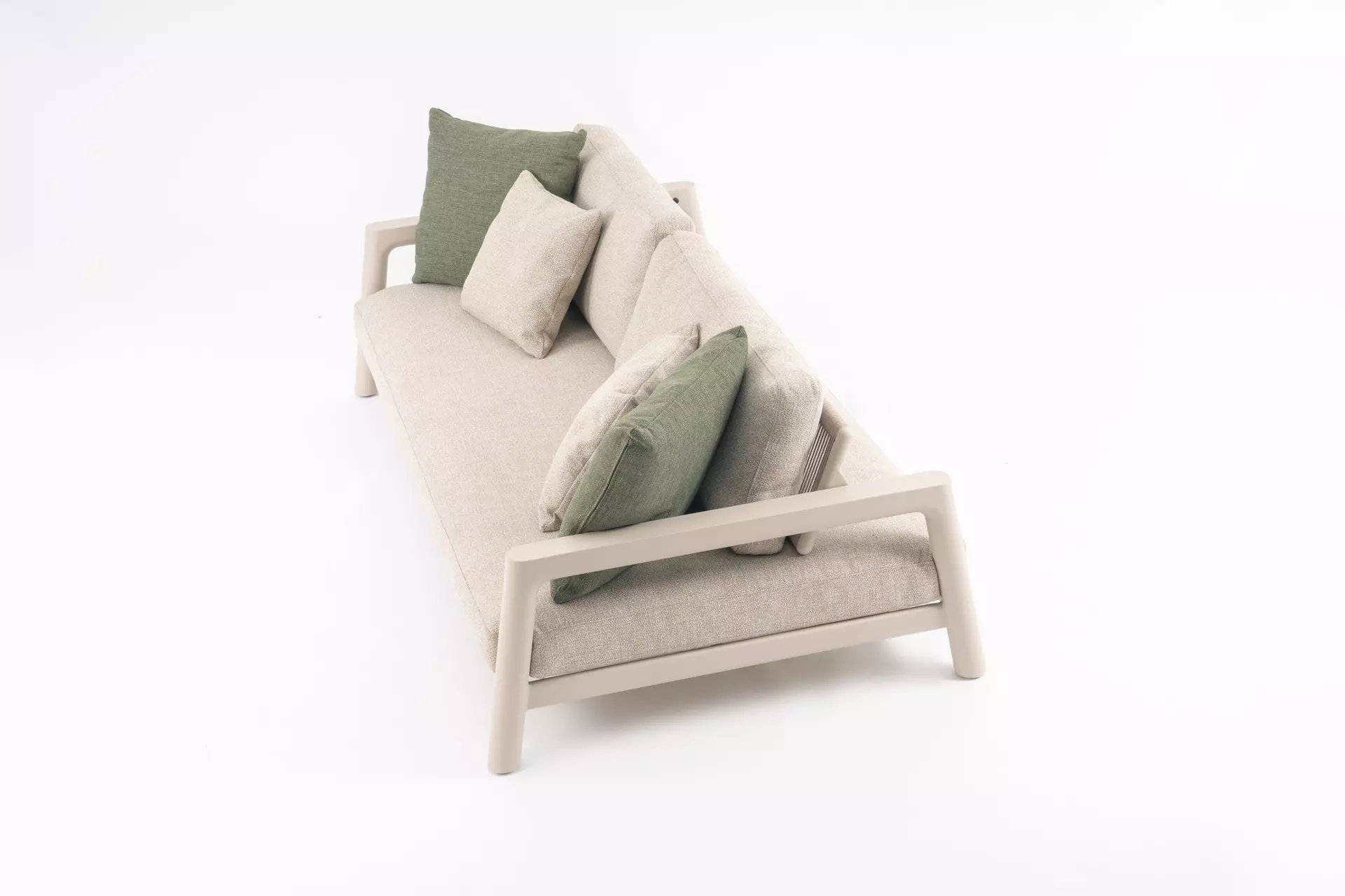 Loungesofa Cozy Zebra Textil 176 x 72 x 236 cm