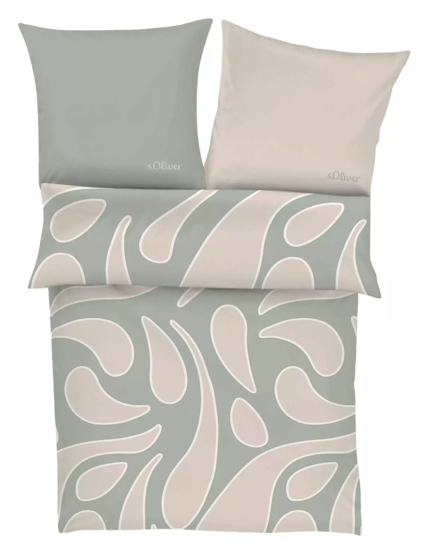 Satin-Bettwäsche S. Oliver Textil 155 x 220 cm