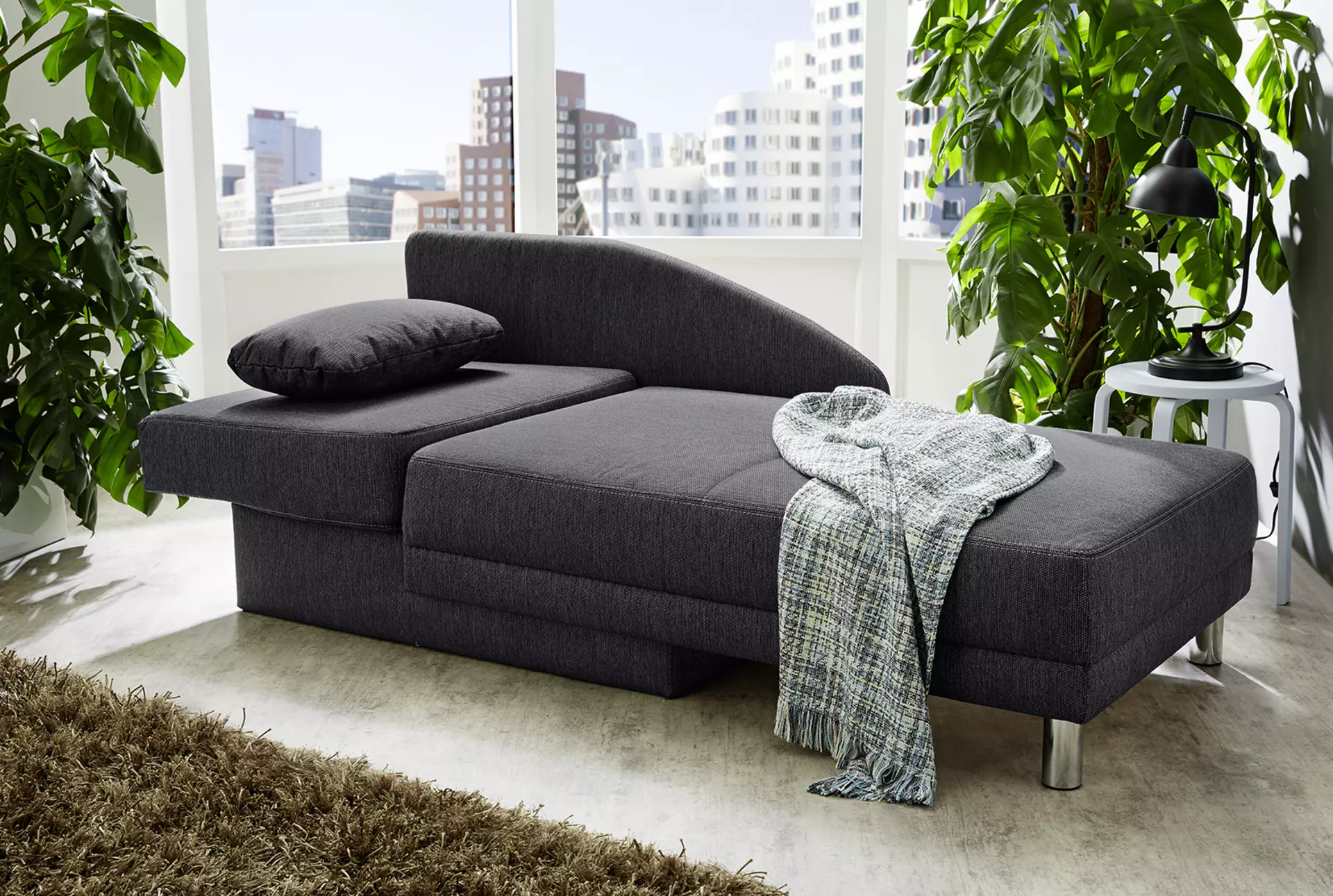 Schlafsofa ROY CELECT Textil 149 x 80 x 90 cm