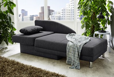 2. Bild von Schlafsofa Polyester grau CELECT