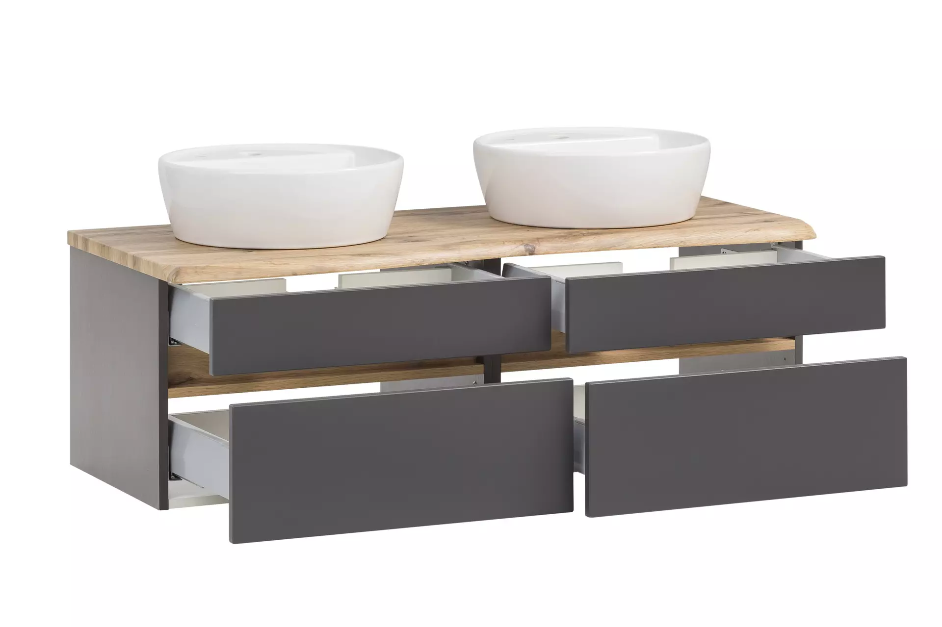 Waschtischunterschrank Villach Coco Badwelten Holzwerkstoff 47 x 41 x 121 cm