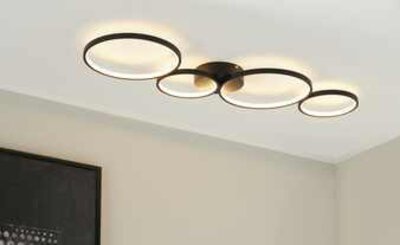 2. Bild von Deckenleuchte LED Wandschalter schwarz