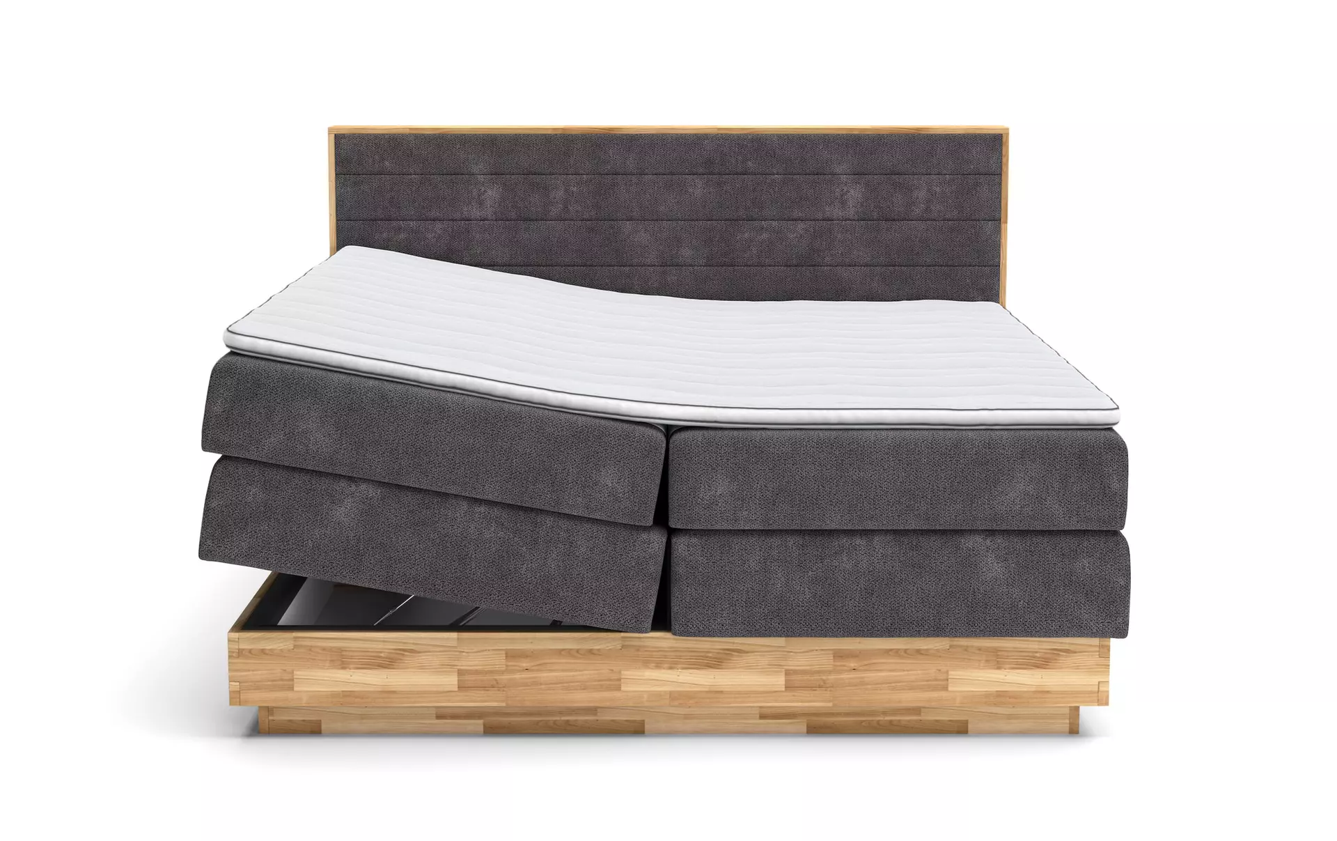 Boxspringbett MONREAL Coco Schlafen Textil 219 x 113 x 184 cm