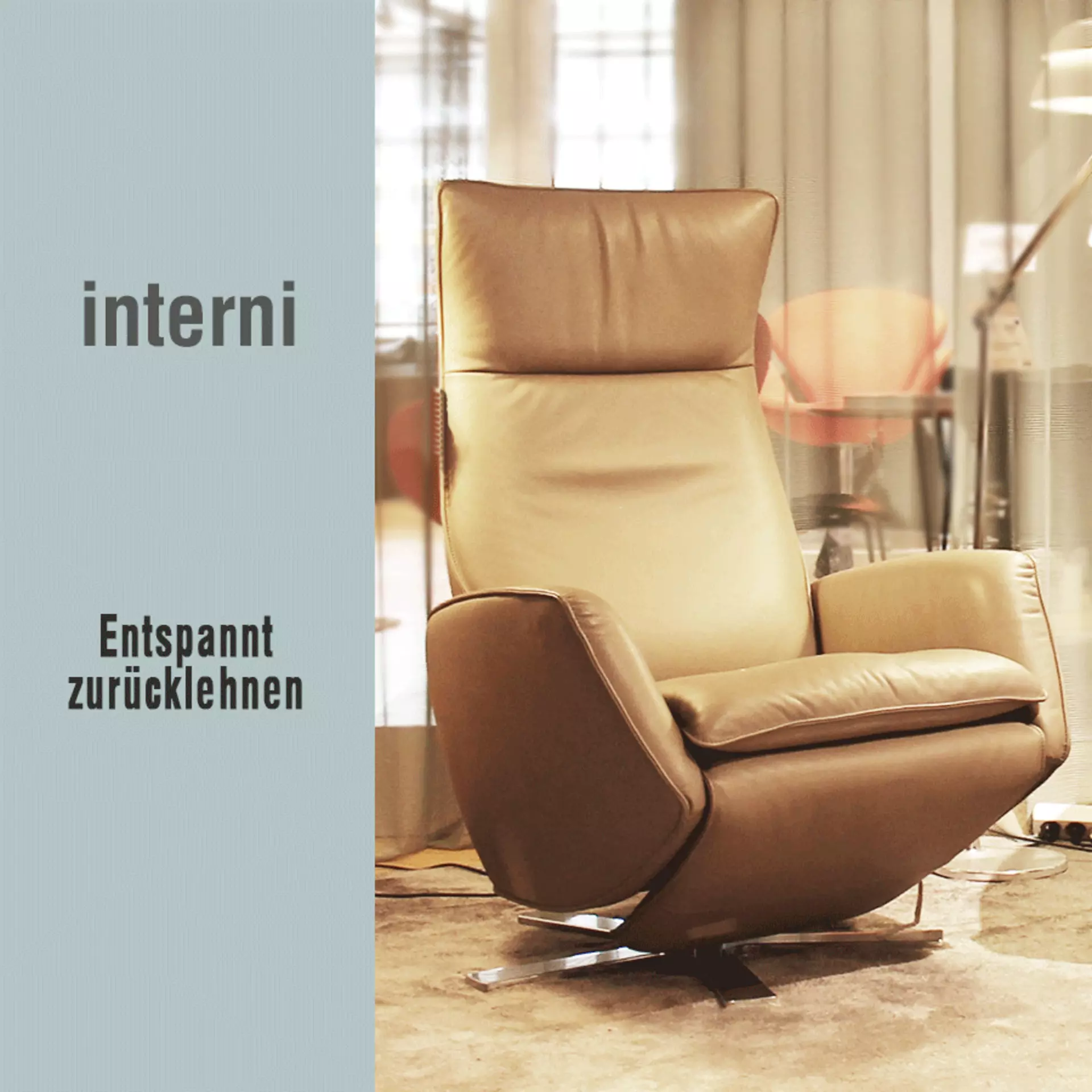 Entspannt zurücklehnen - komfortable Sitzgelegenheiten in edlen Designs bei interni by inhofer. Jetzt das exklusive Angebot entdecken