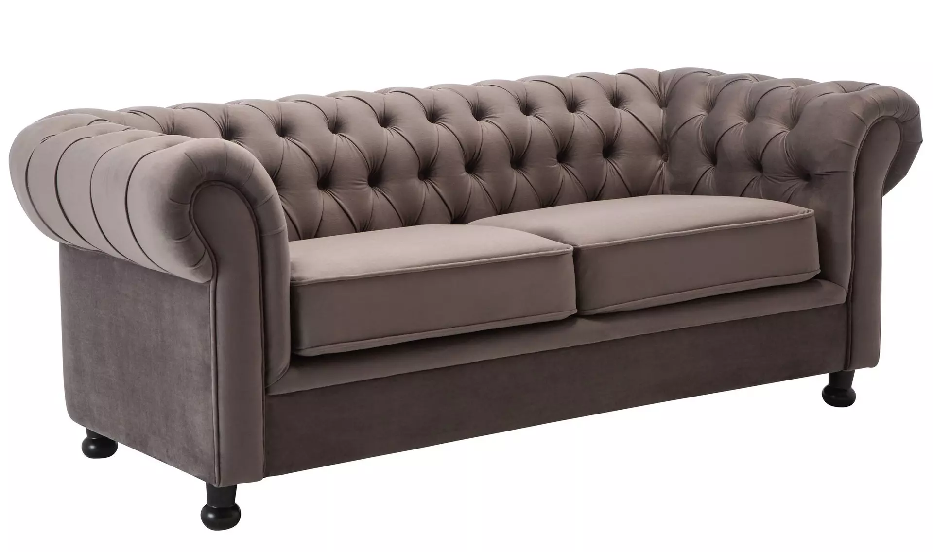 Einzelsofa Chesterfield CELECT Textil 192 x 75 x 90 cm