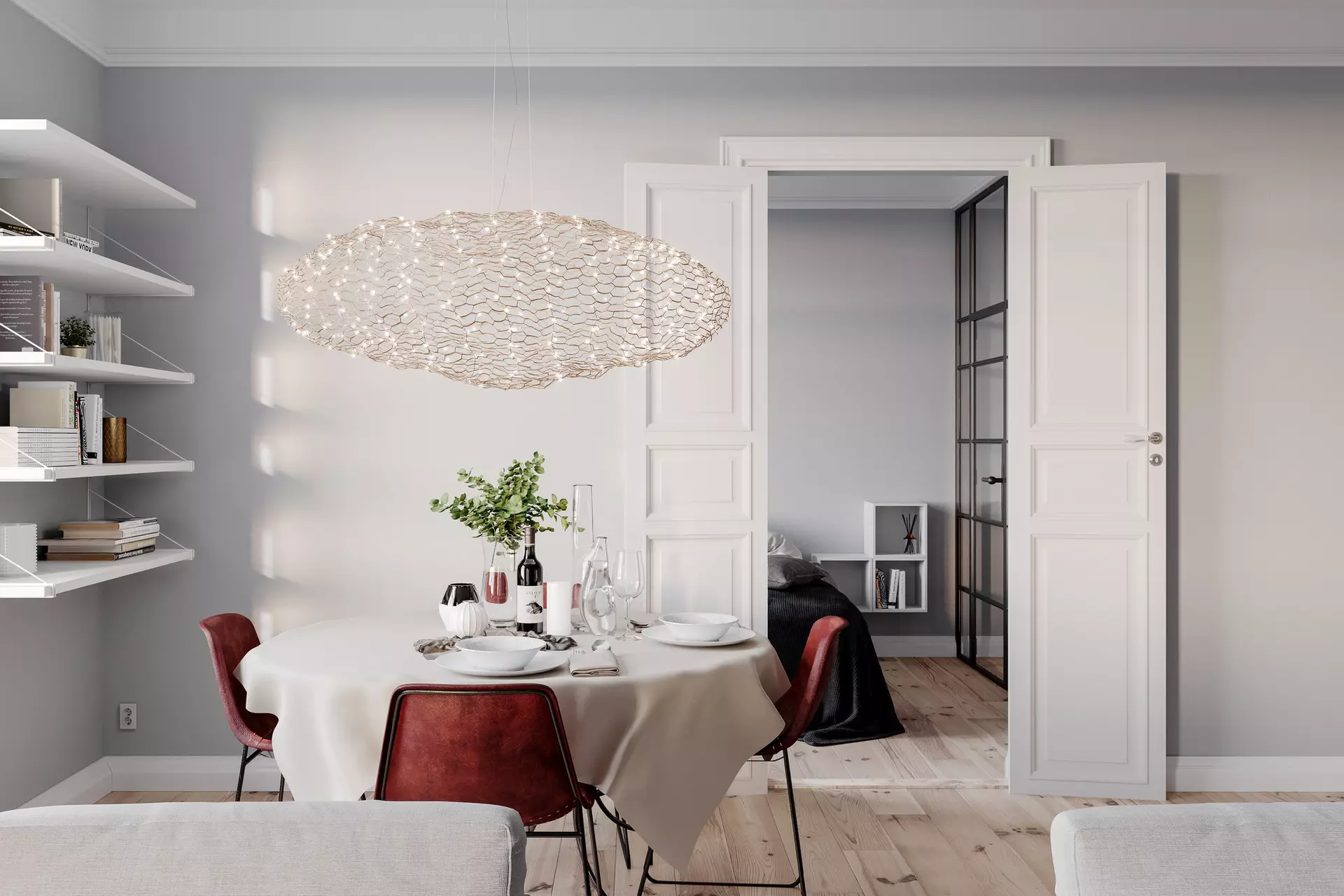 Hängeleuchte Hayden BY RYDENS Metall 50 x 157 x 115 cm