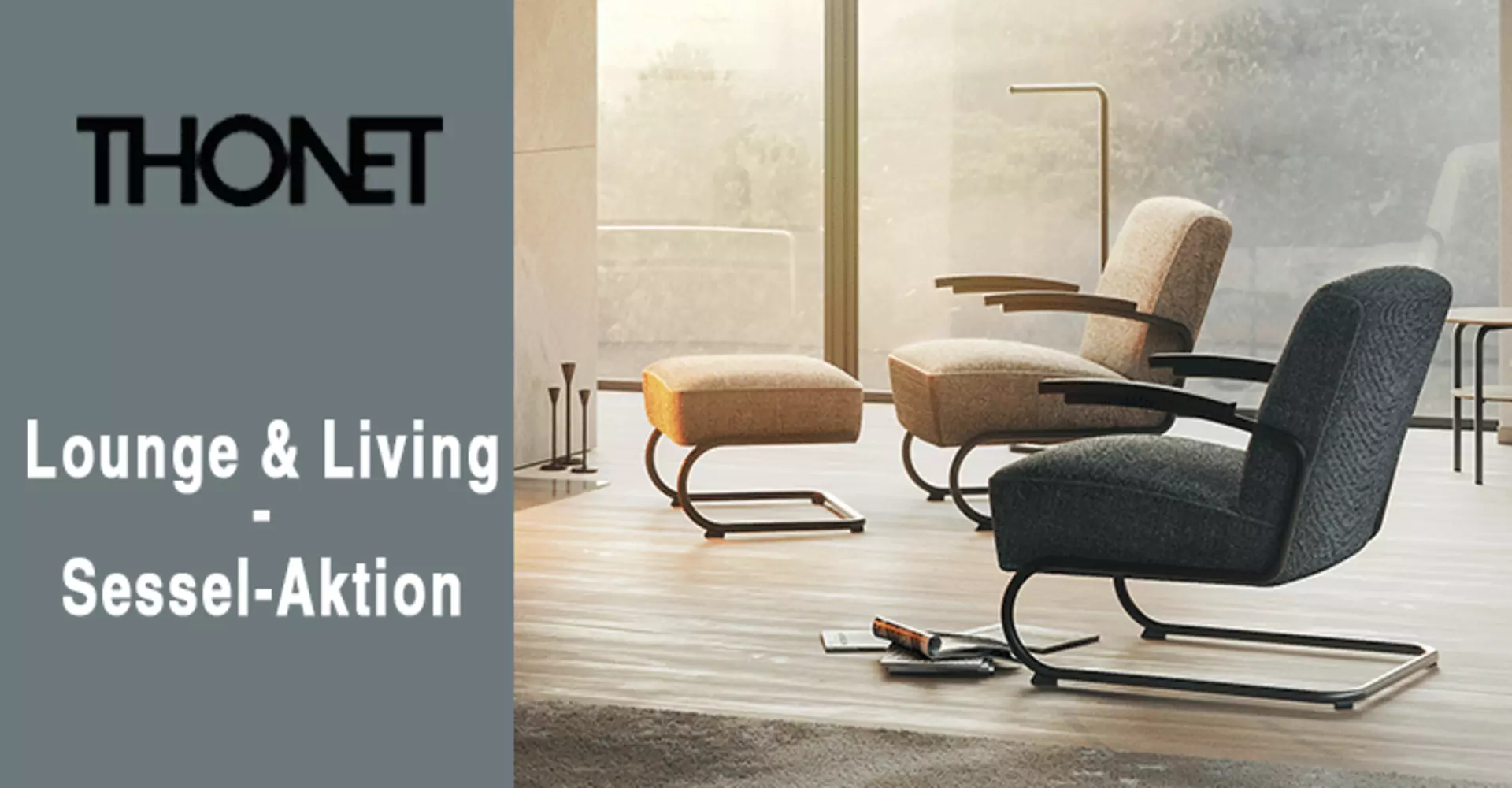 Thonet Lounge & Living Sessel-Aktion 2026