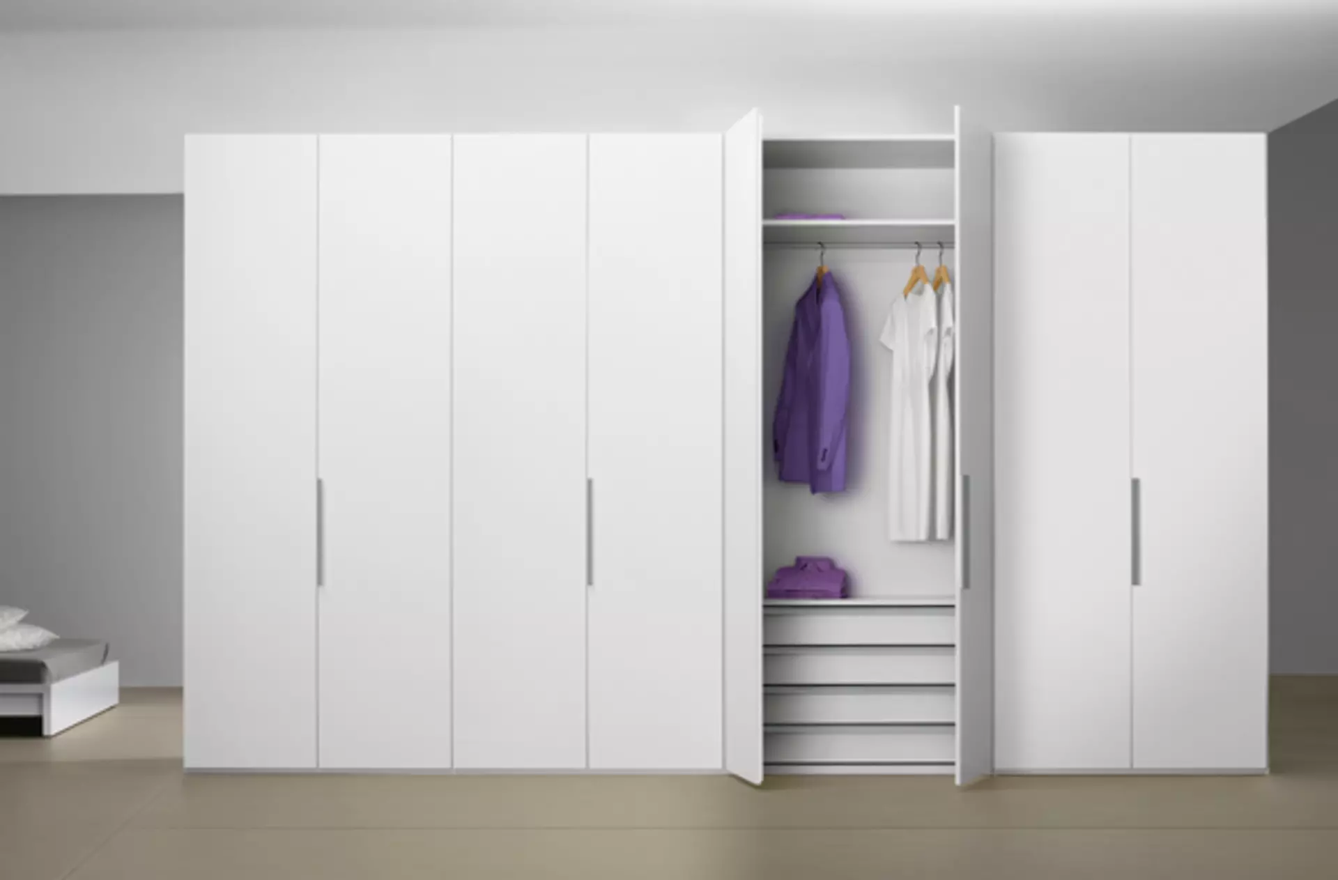 Design-Kleiderschrank bei interni by inhoefr