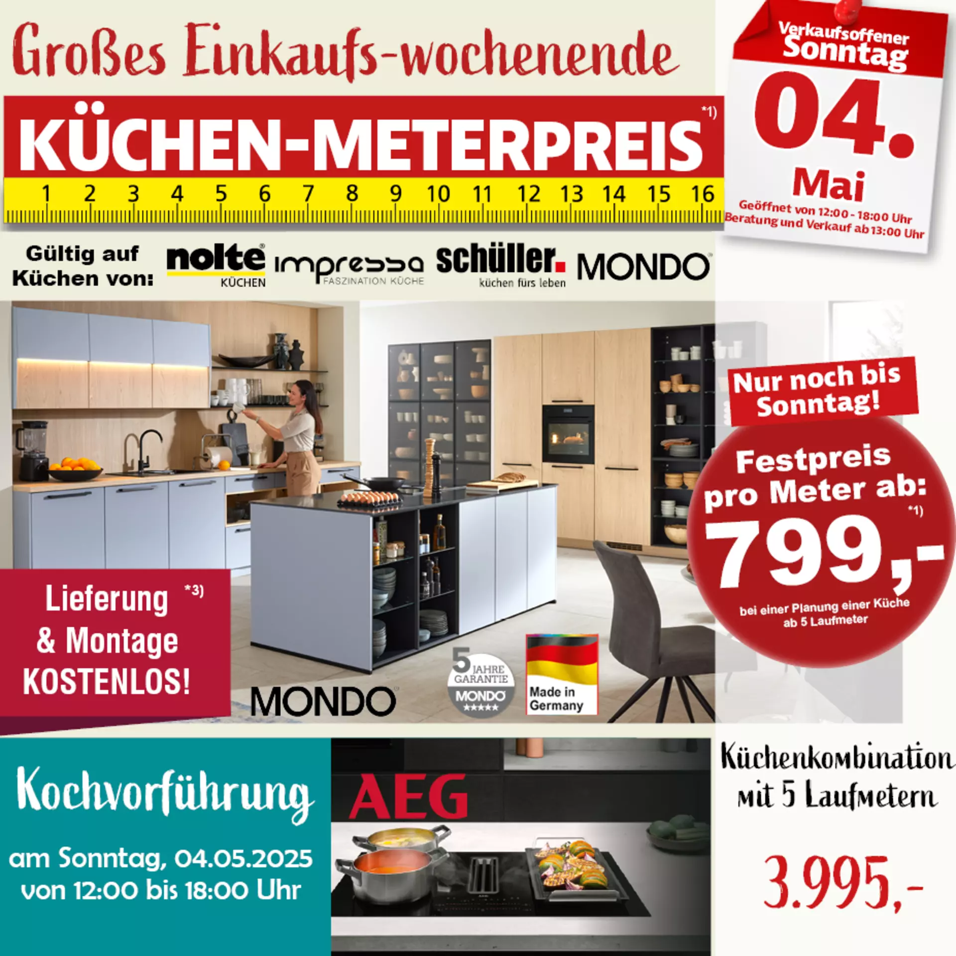 Küche mit Komfortausstattung zum Festpreis. Nur jetzt bei Innovation Küche und Bad in Günzburg
