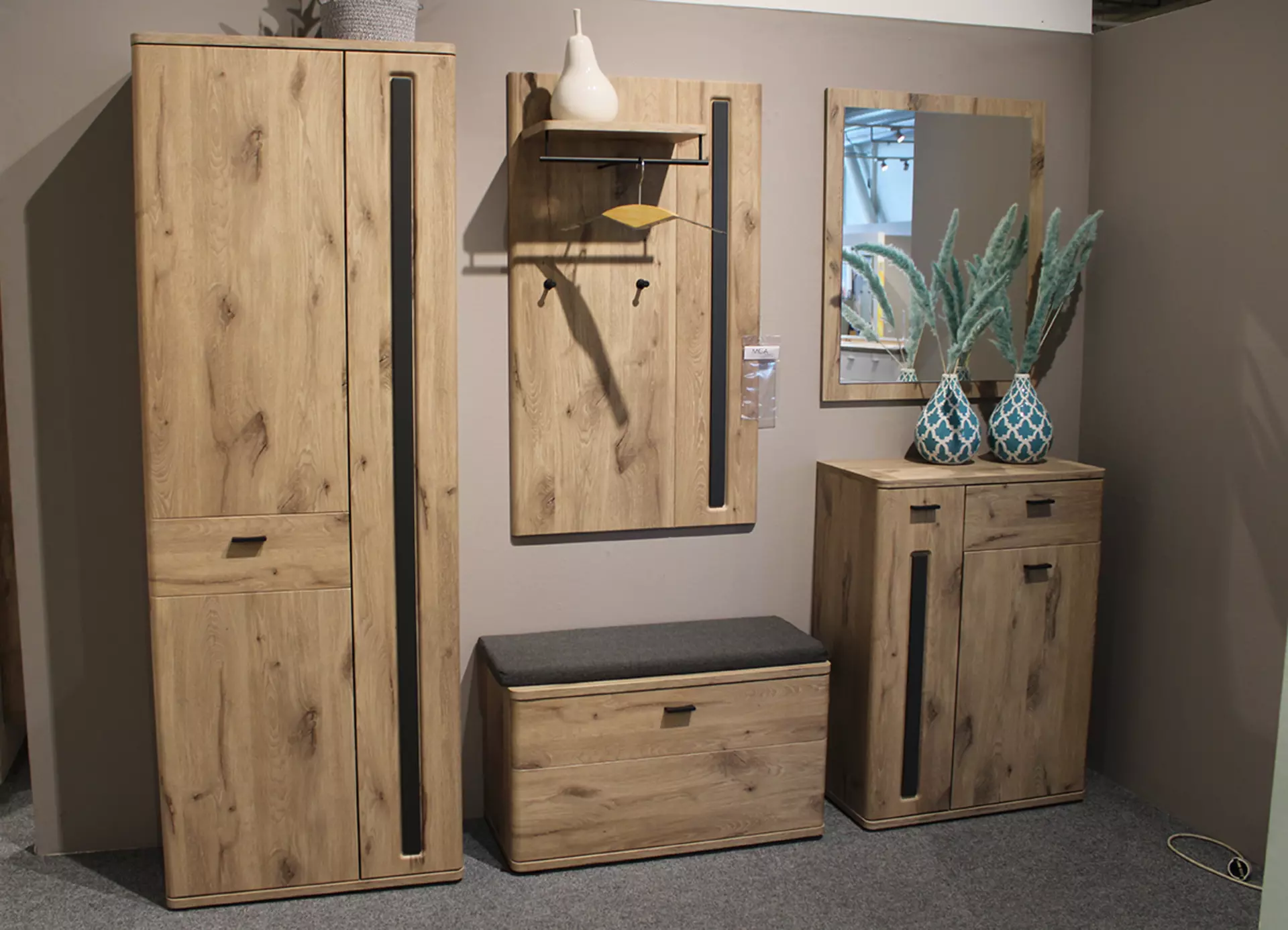 Garderobenkombination COLORADO Viking Oak