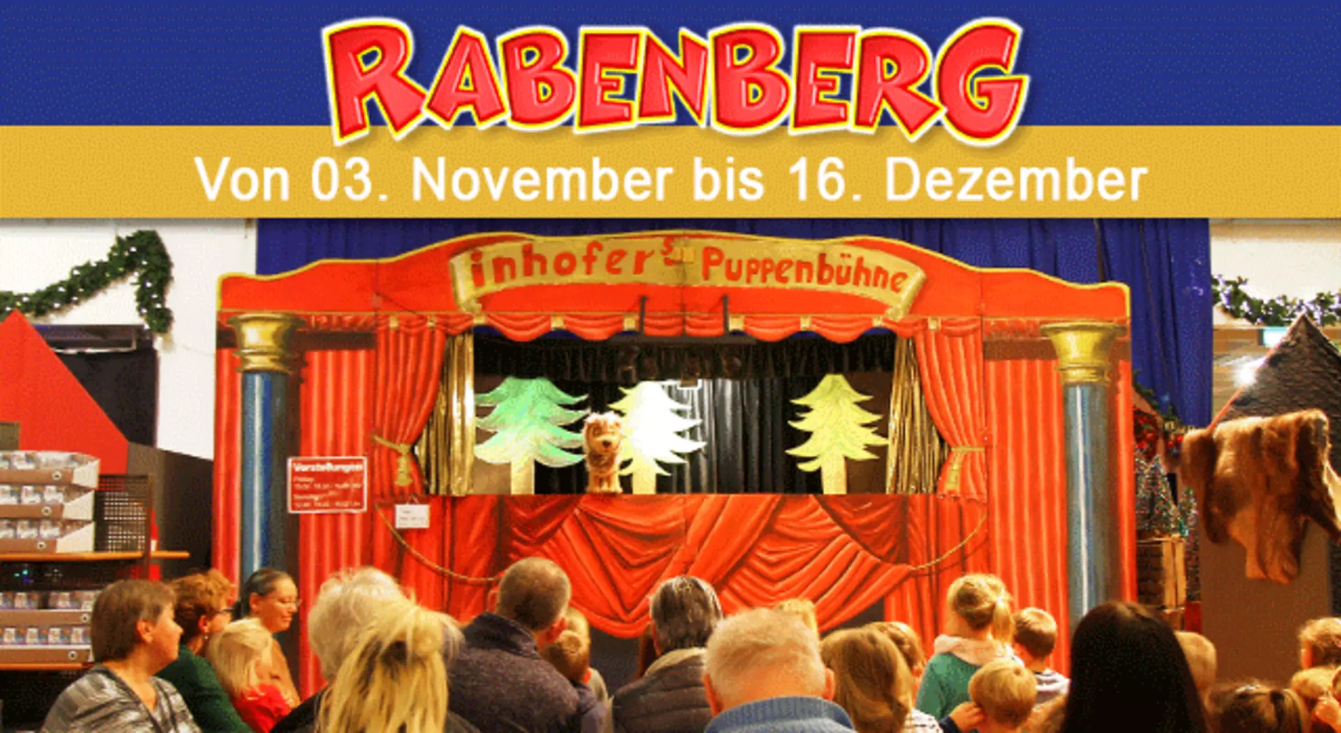 Spaß für die ganze Familie - das Puppentheater Rabenberg bei Möbel Inhofer