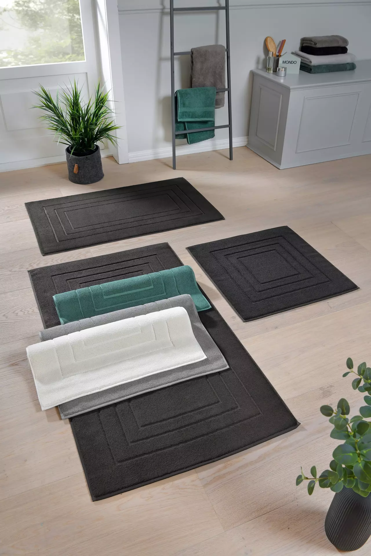 Badteppich Fenro MONDO Textil 60 x 4 x 60 cm