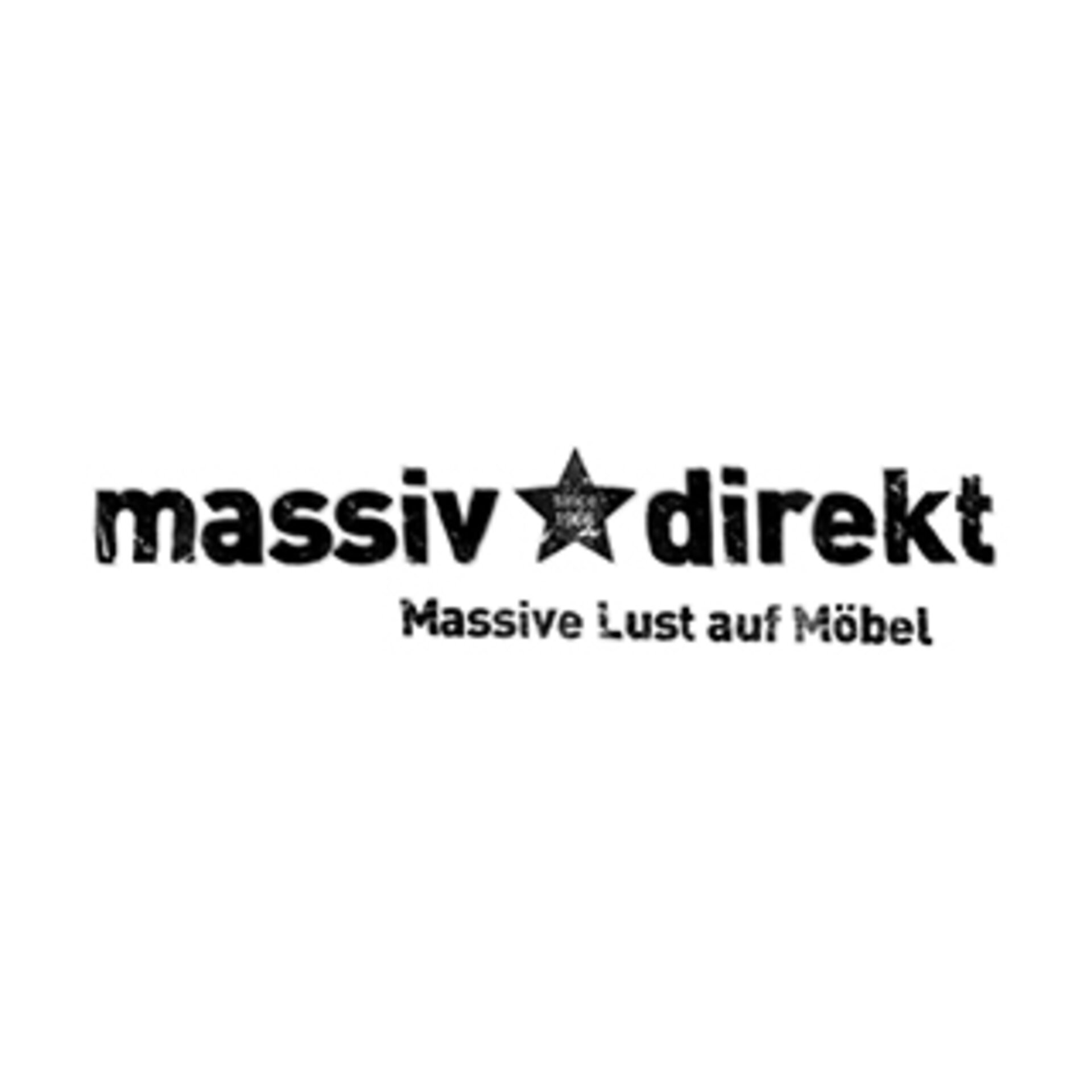 Logo "massiv & derekt - Massive Lust auf Möbel"