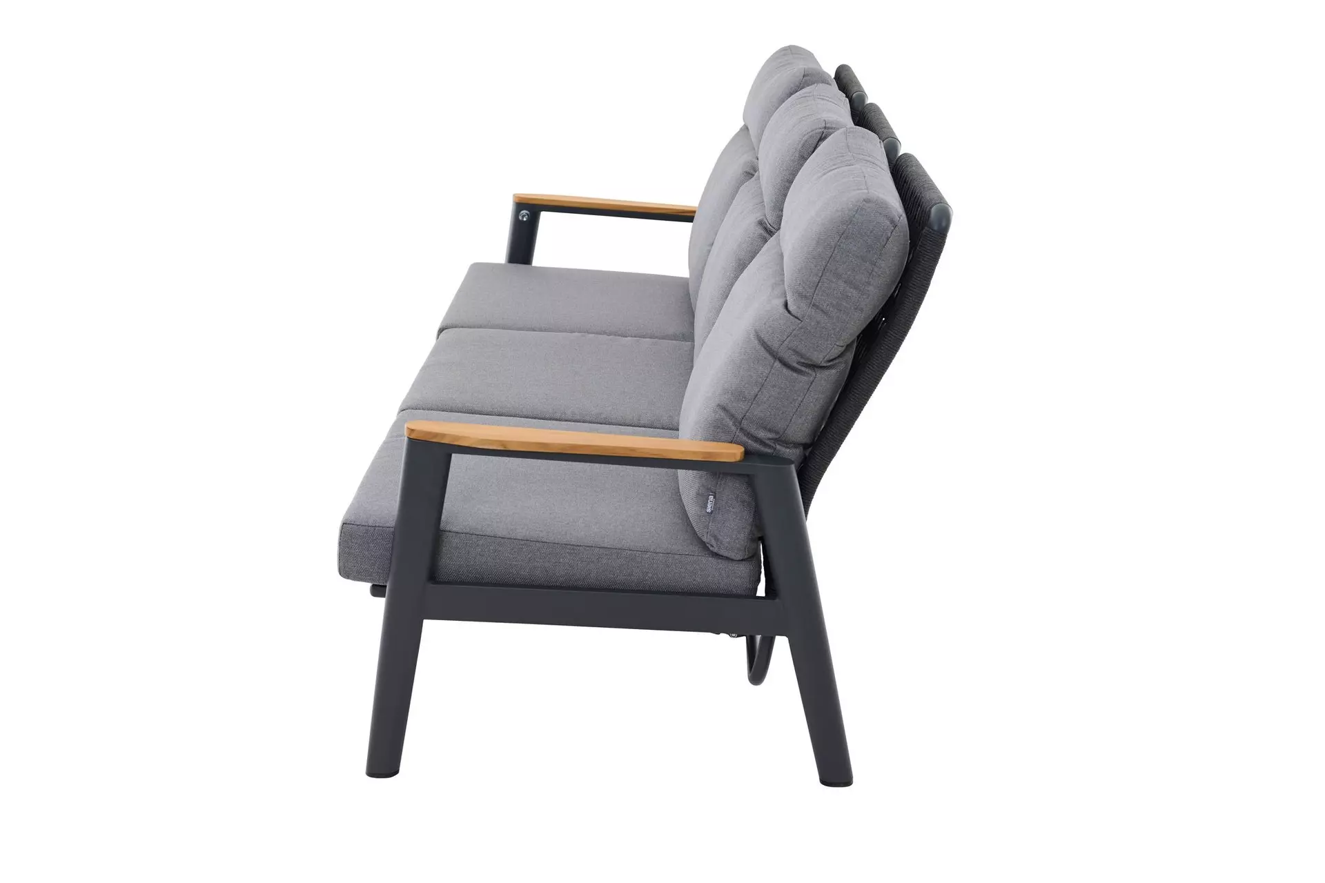 Loungesofa CORTINA Outdoor Textil 209 x 97 x 81 cm