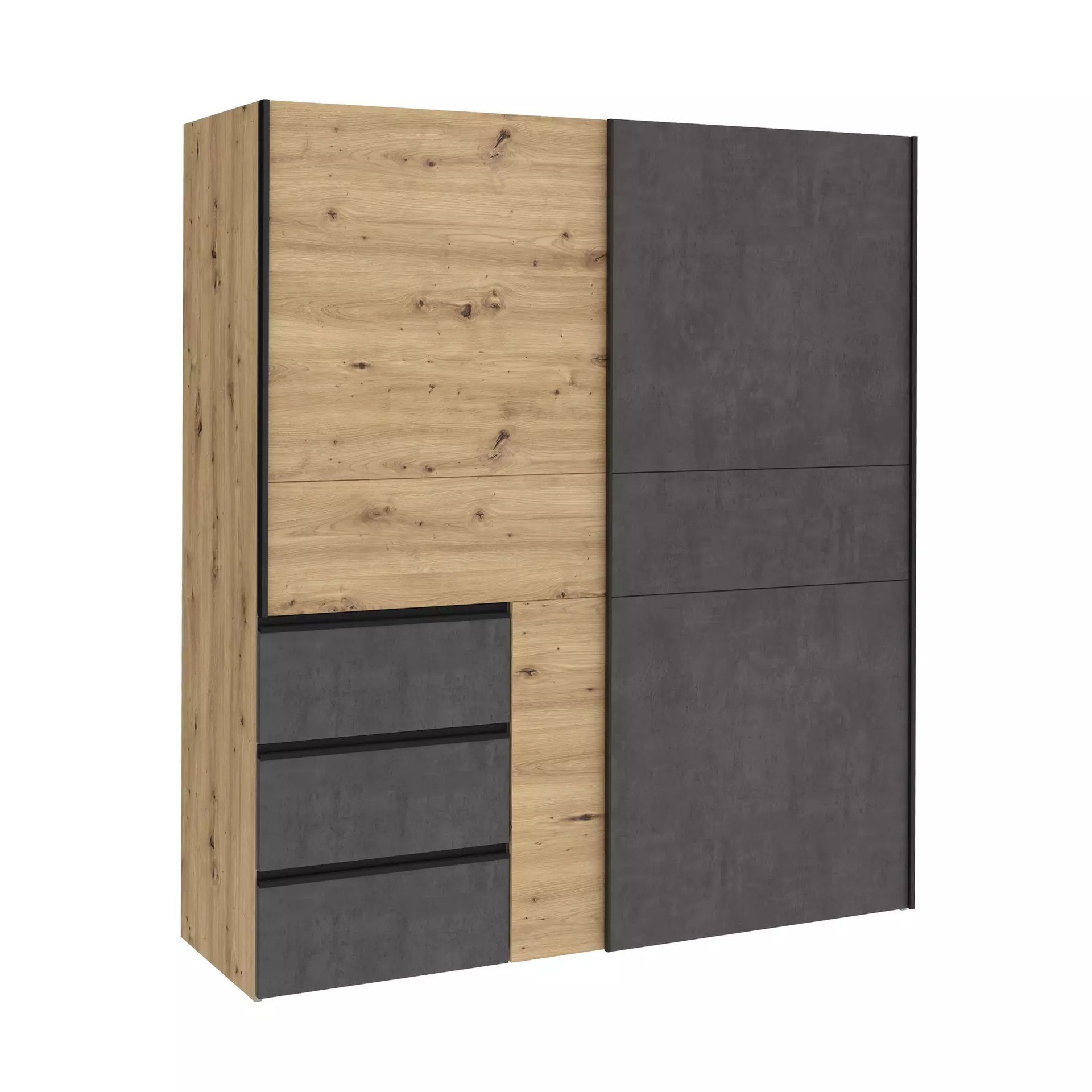 Schwebetürenschrank WINN 2 Dreamoro Holzwerkstoff 61 x 200 x 170 cm