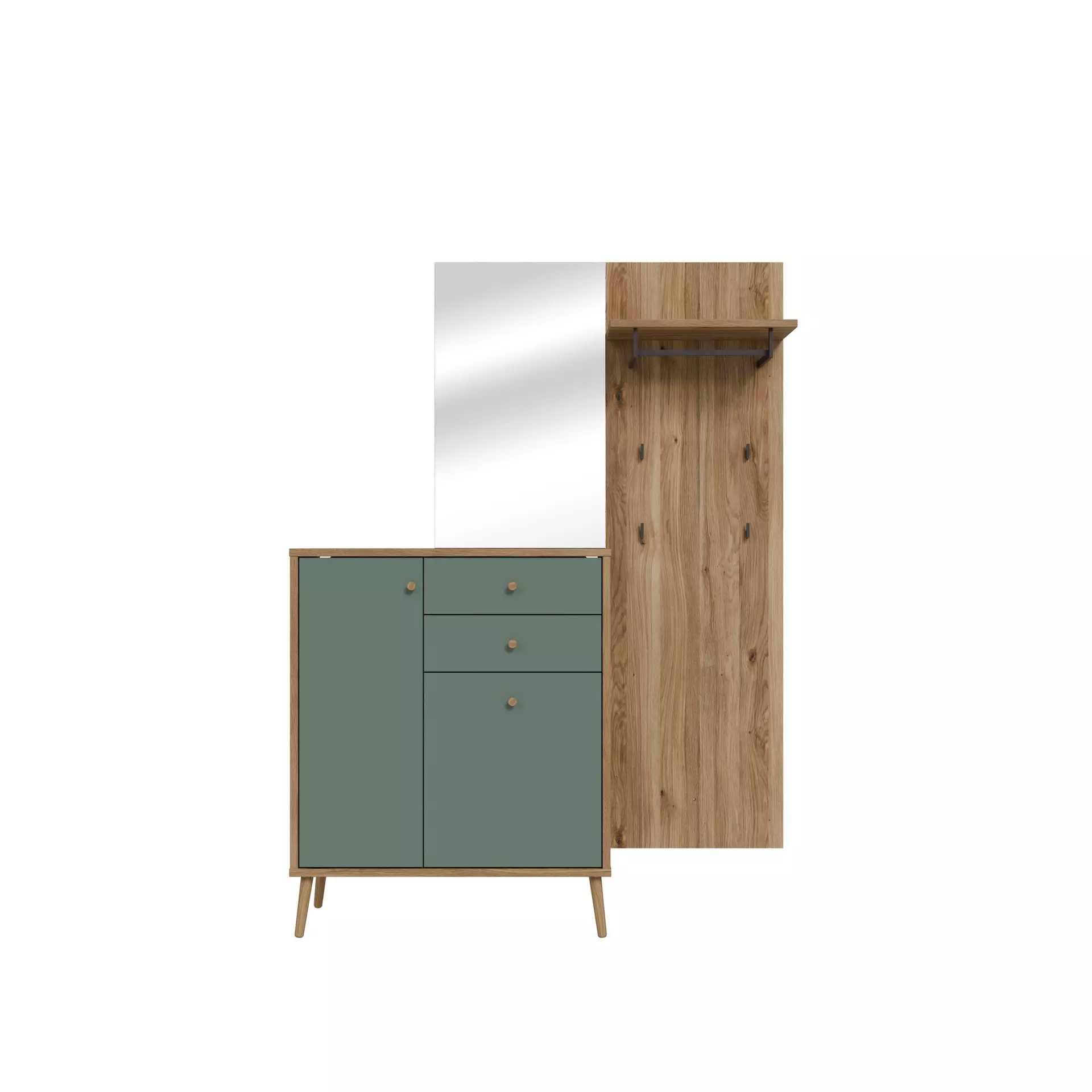 Garderobe WHENUA Forte Holzwerkstoff 41 x 195 x 143 cm